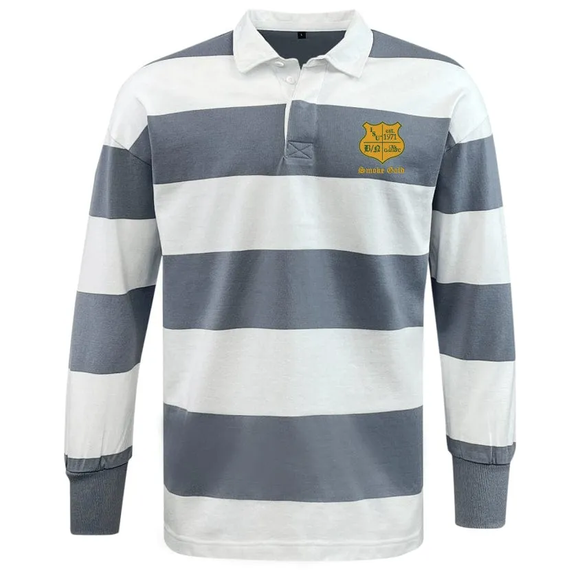 Illinois State University Classic Long Sleeve Hooped Rugby Jersey
