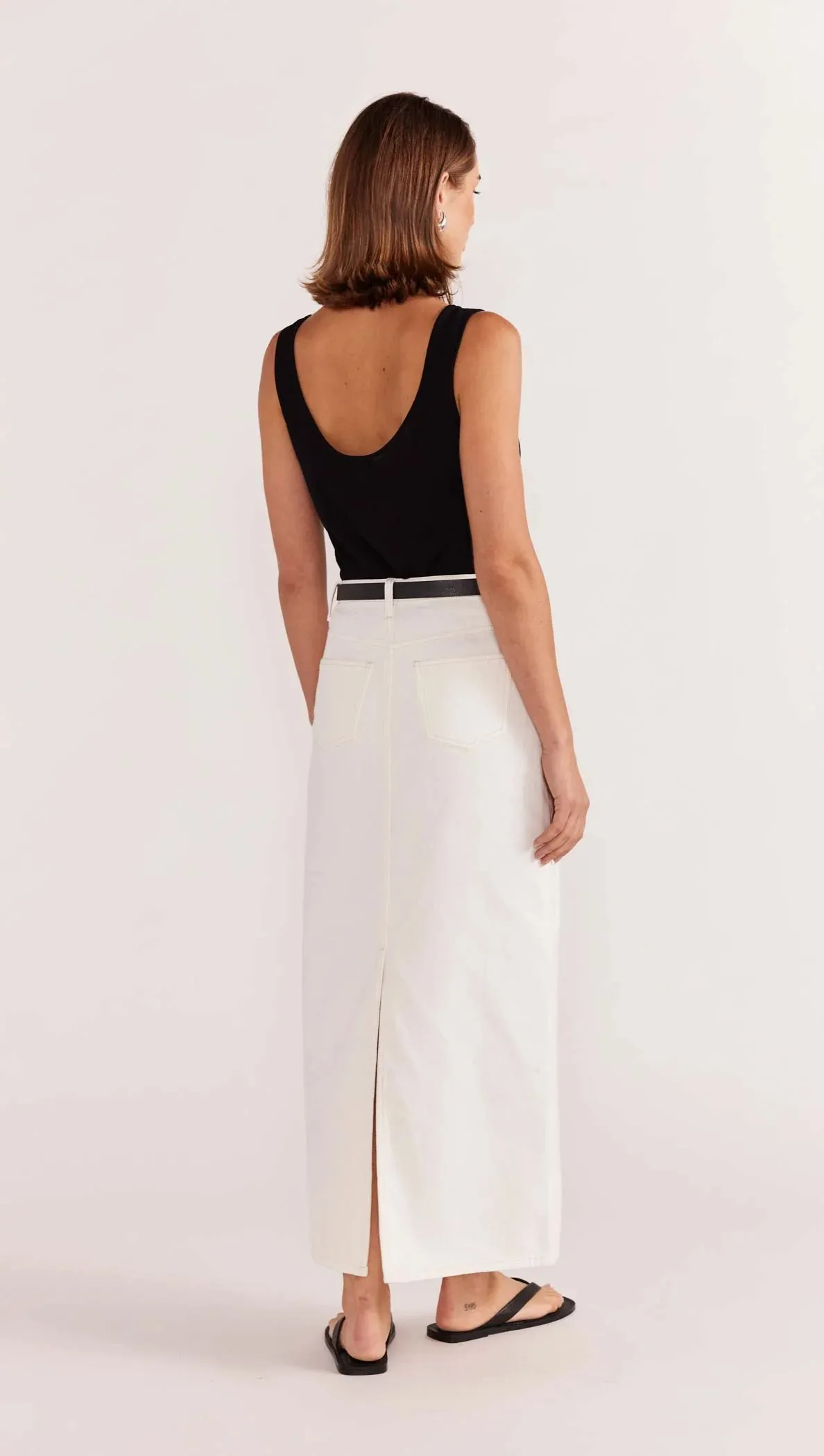 Innes Denim Midi Skirt