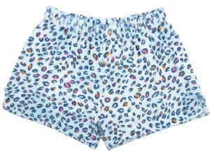 Iscream Pastel Leopard Plush Shorts