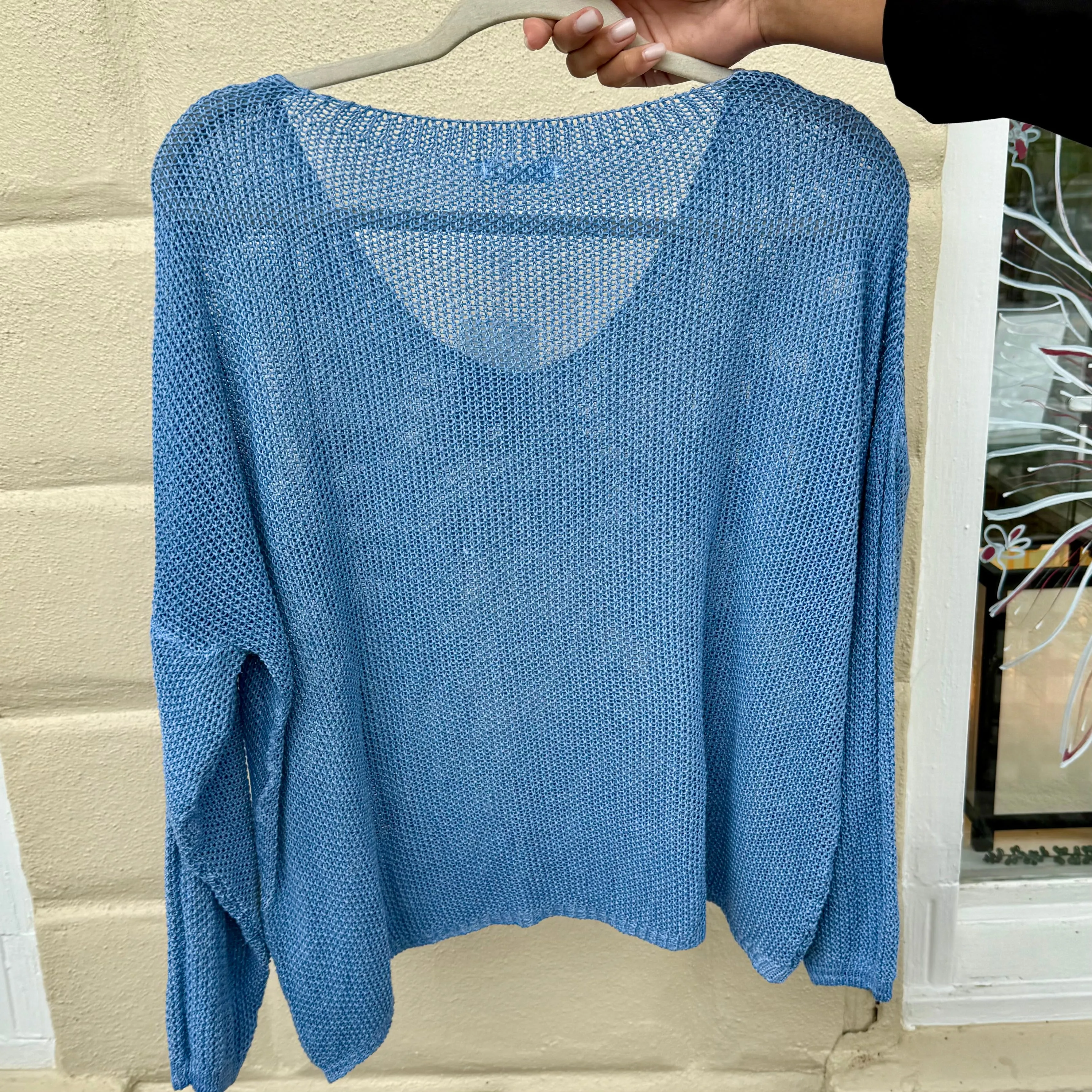 Italian Gold-Leaf OS Lightweight Sweater