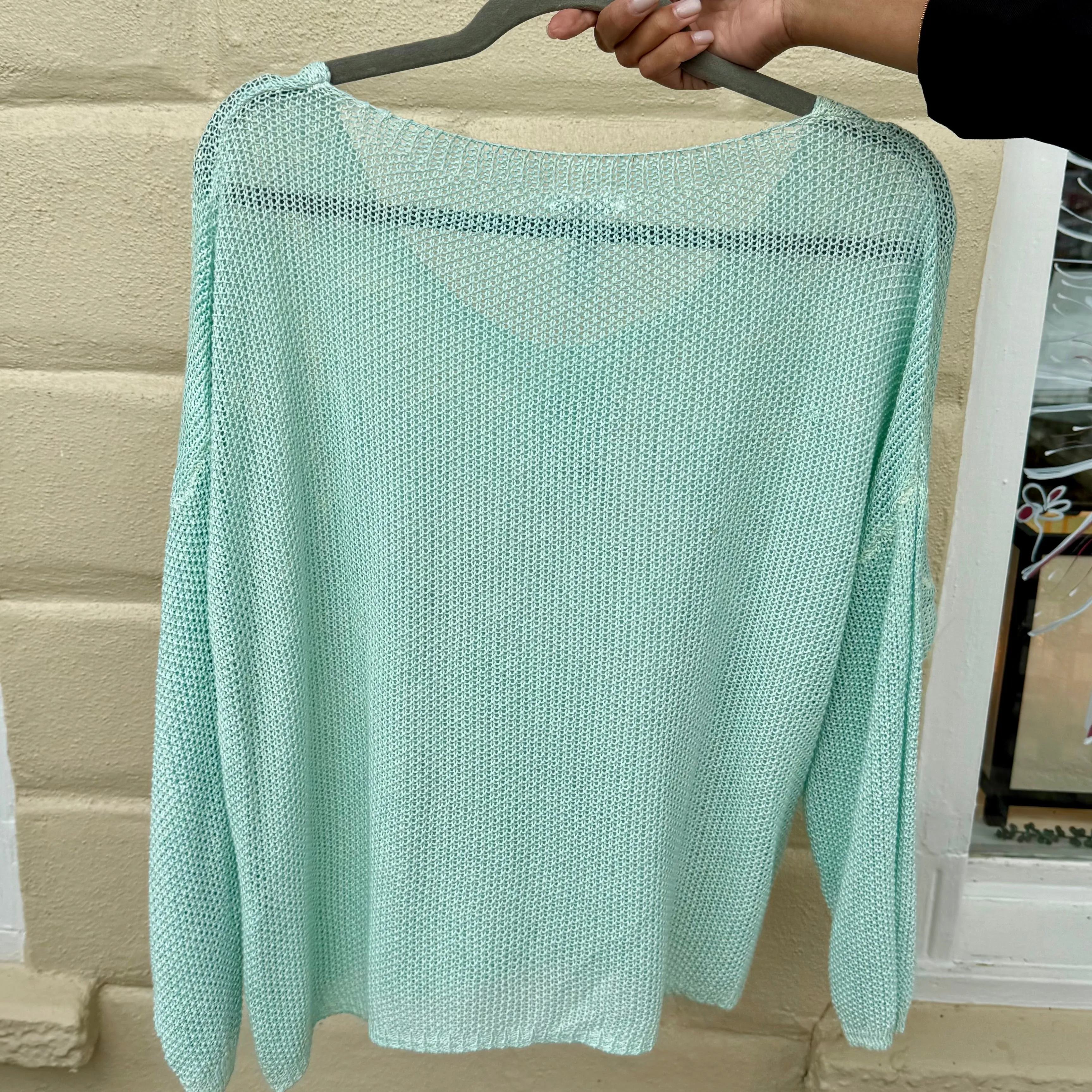 Italian Gold-Leaf OS Lightweight Sweater