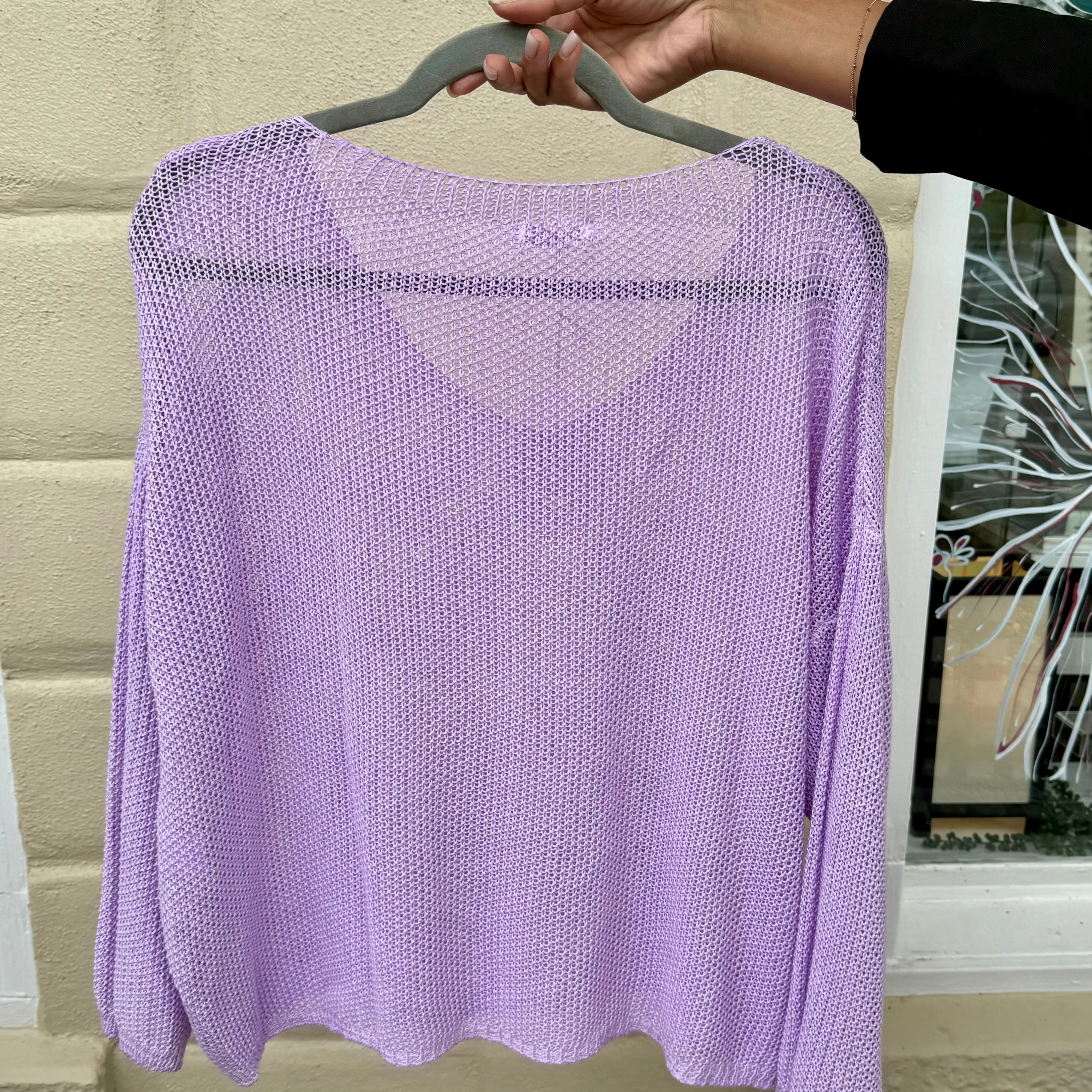 Italian Gold-Leaf OS Lightweight Sweater