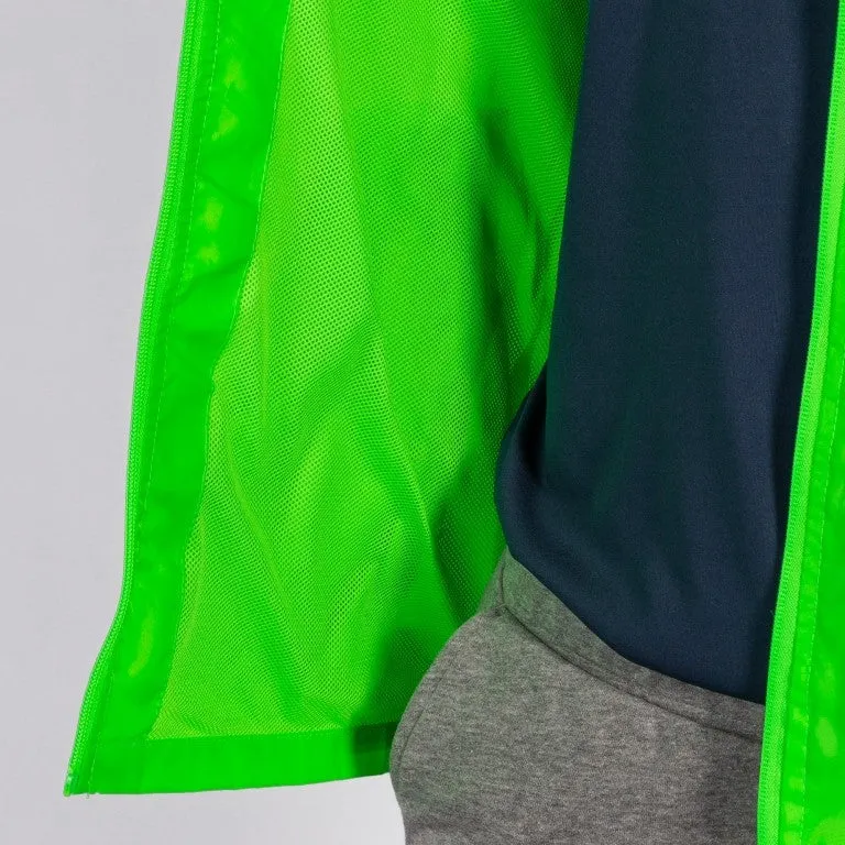 JOMA Iris Water Repellant Windbreaker Training Jacket-GREEN FLUORO