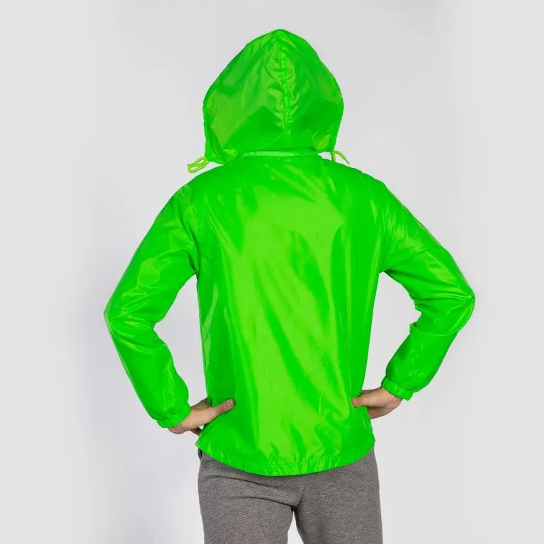 JOMA Iris Water Repellant Windbreaker Training Jacket-GREEN FLUORO