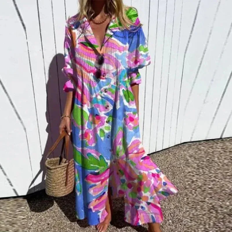 JONAH - COLORBURST BLOOM DRESS