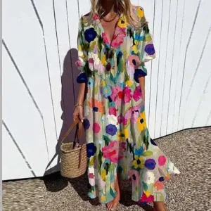 JONAH - COLORBURST BLOOM DRESS