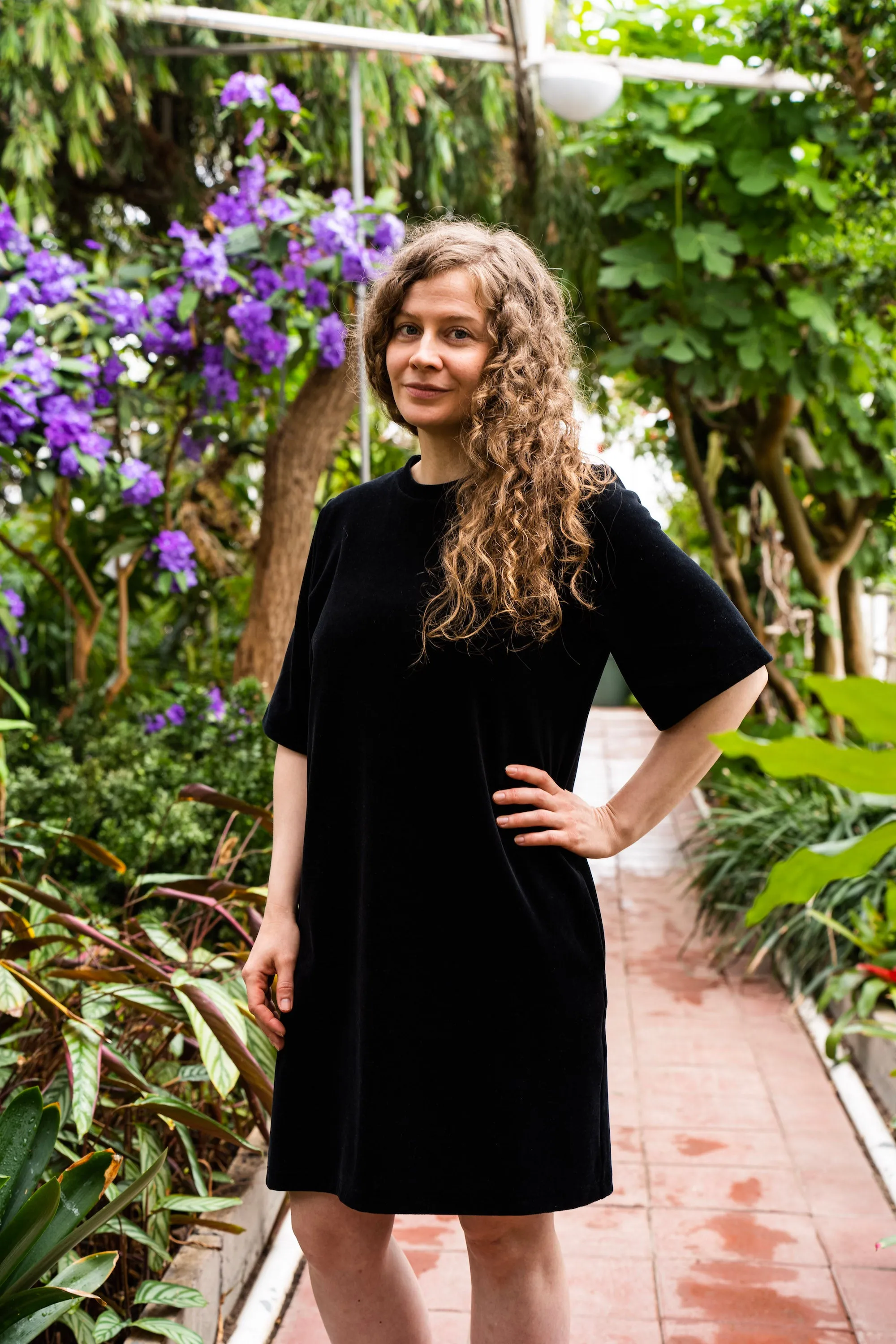 Juniper Dress - Black Velvet