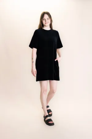 Juniper Dress - Black Velvet
