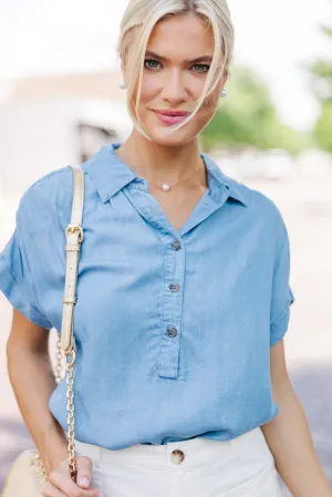 Keep It Cute Chambray Top