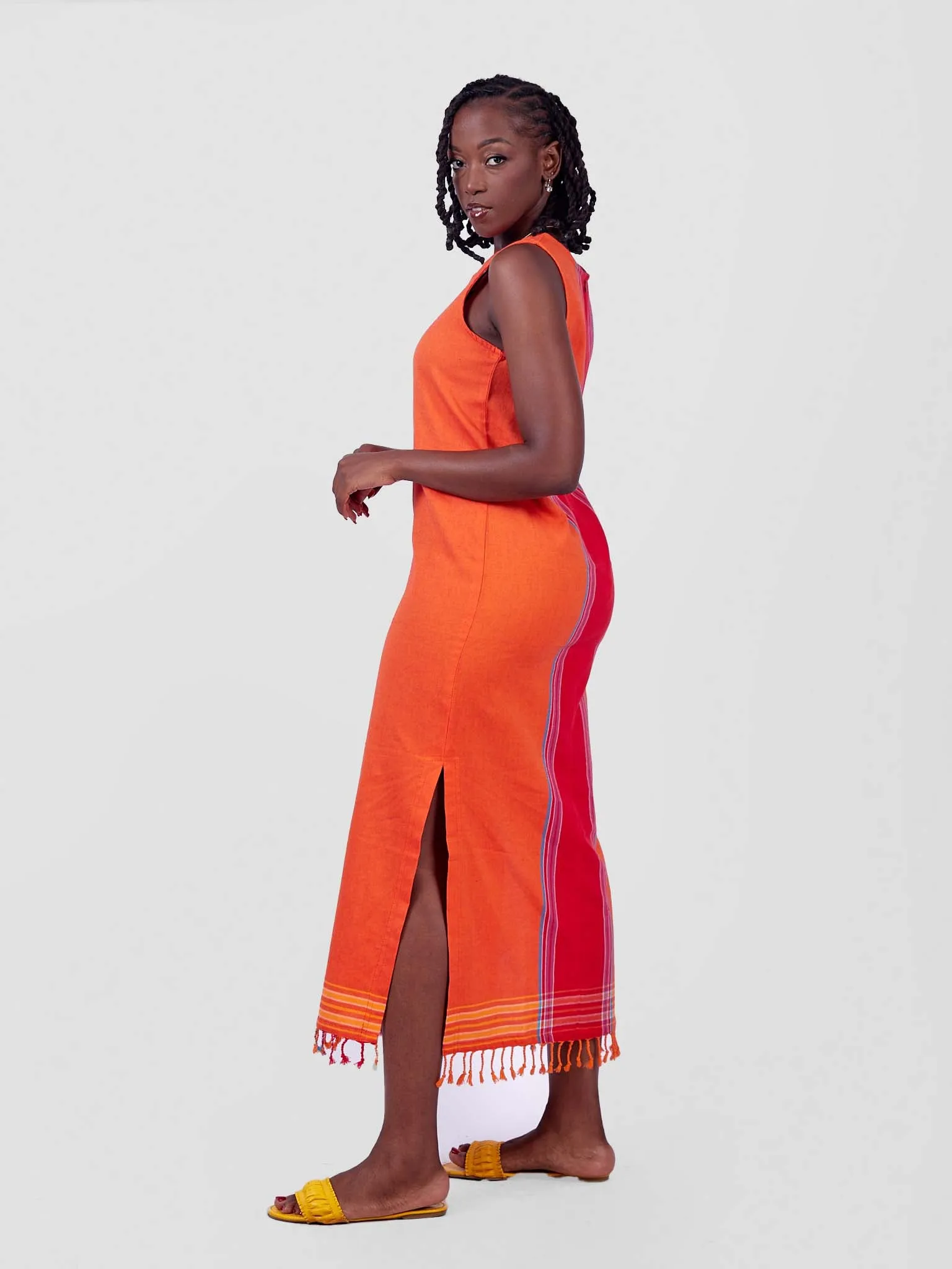 Kikoy Fitted Dress