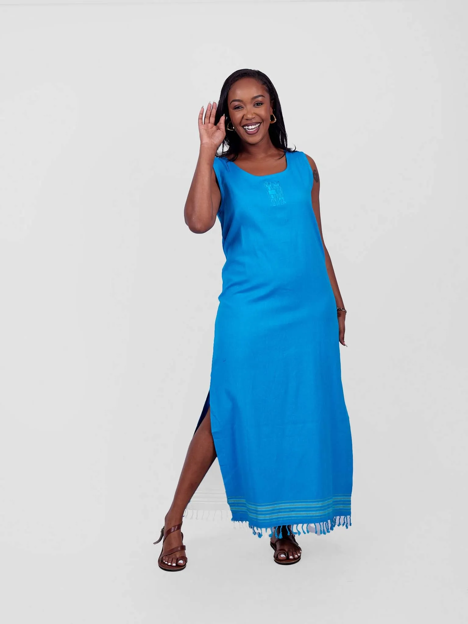 Kikoy Fitted Dress