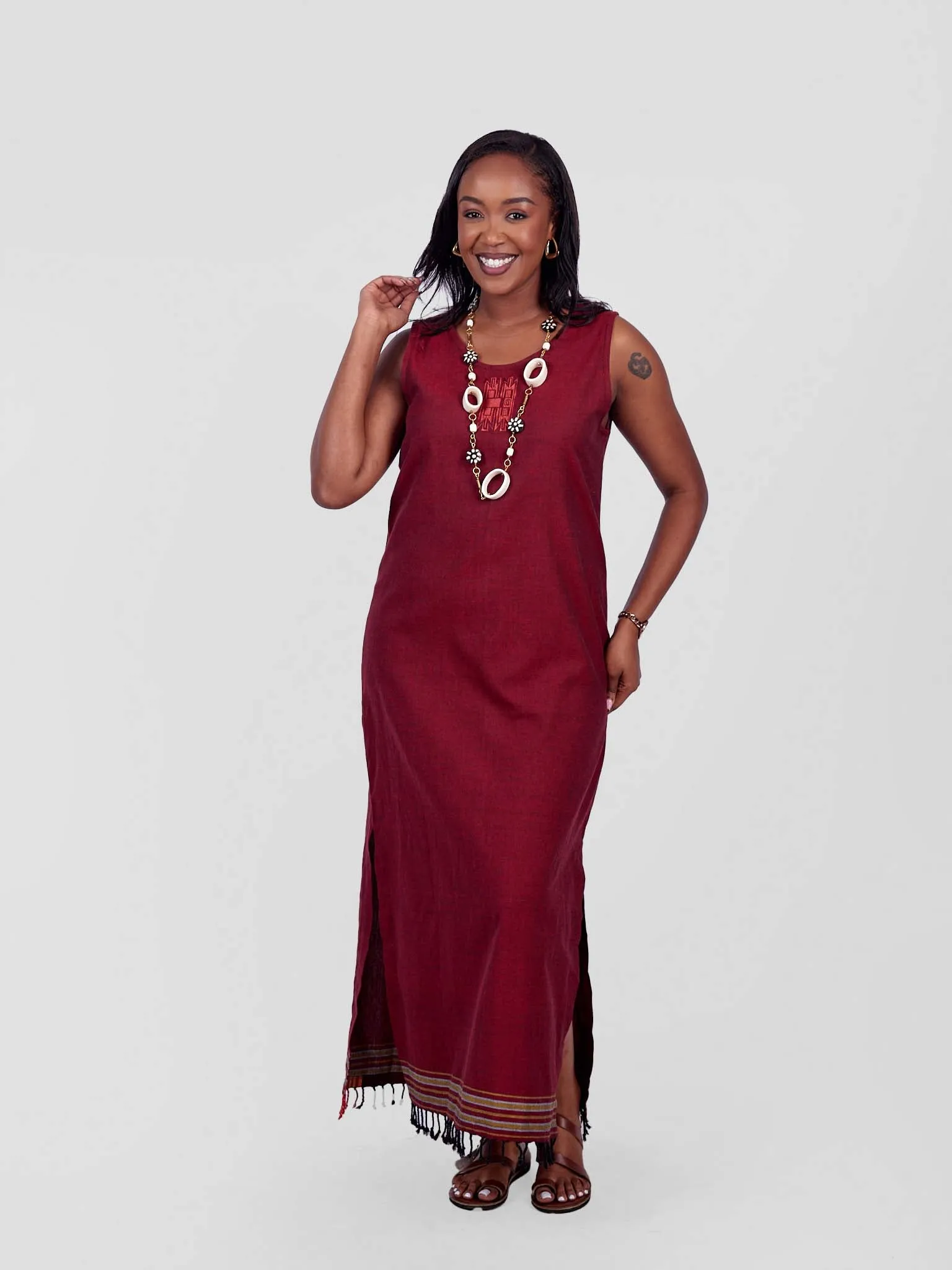 Kikoy Fitted Dress