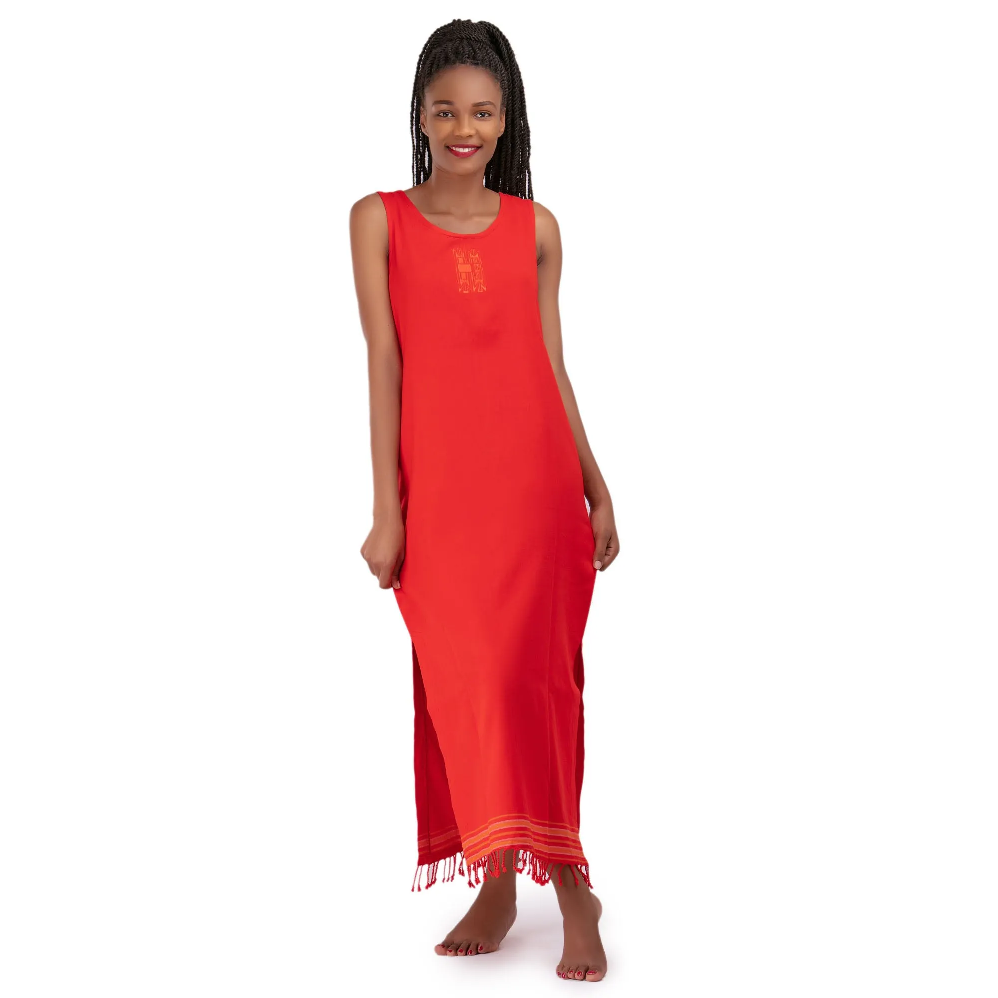 Kikoy Fitted Dress