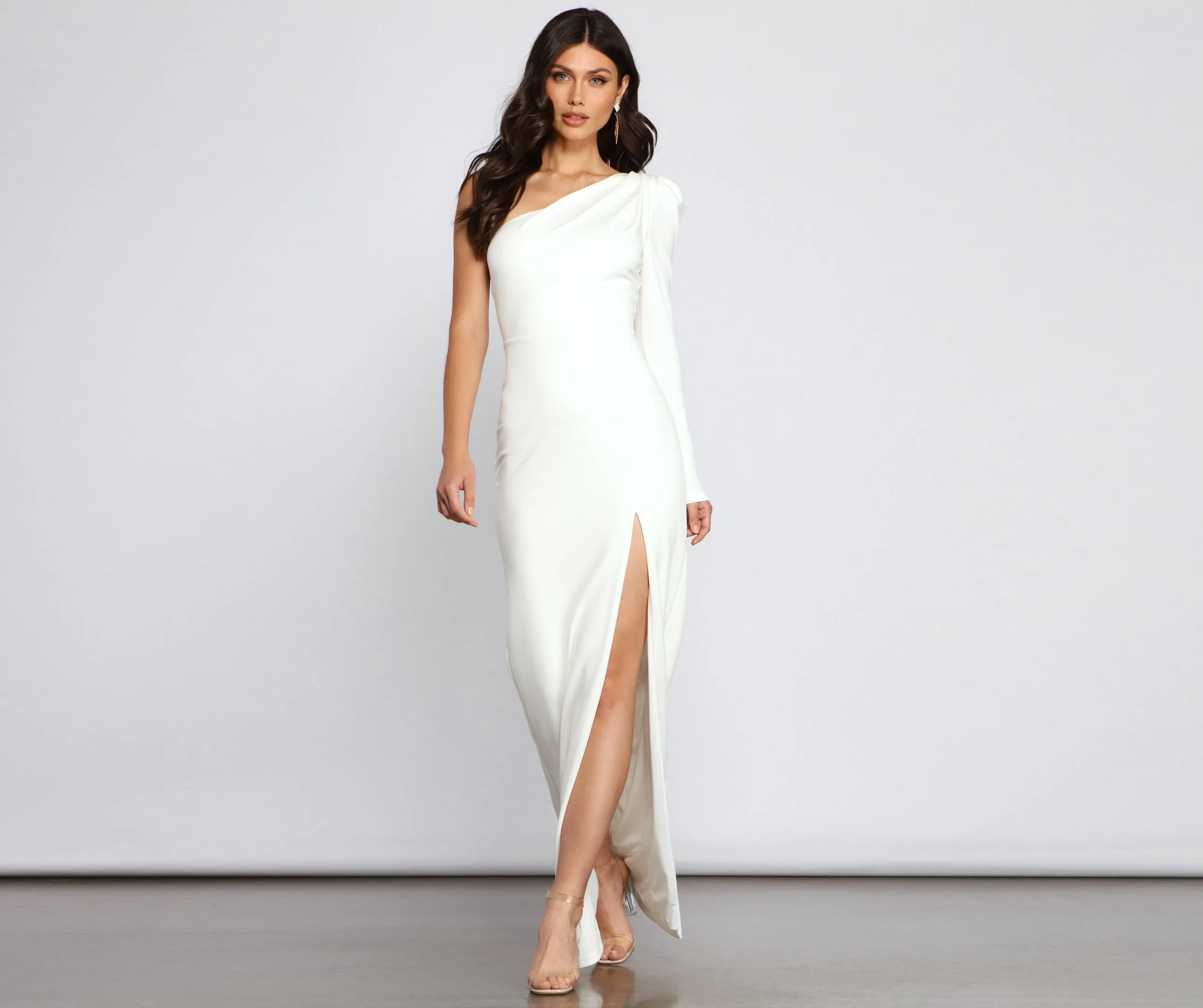 Kimberly One-Shoulder Stylish Formal Dress
