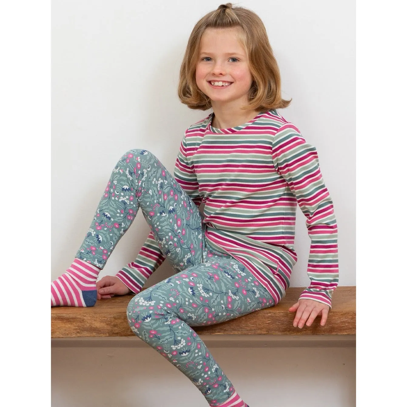 Kite Berry Blush Stripe Top F684-Agt