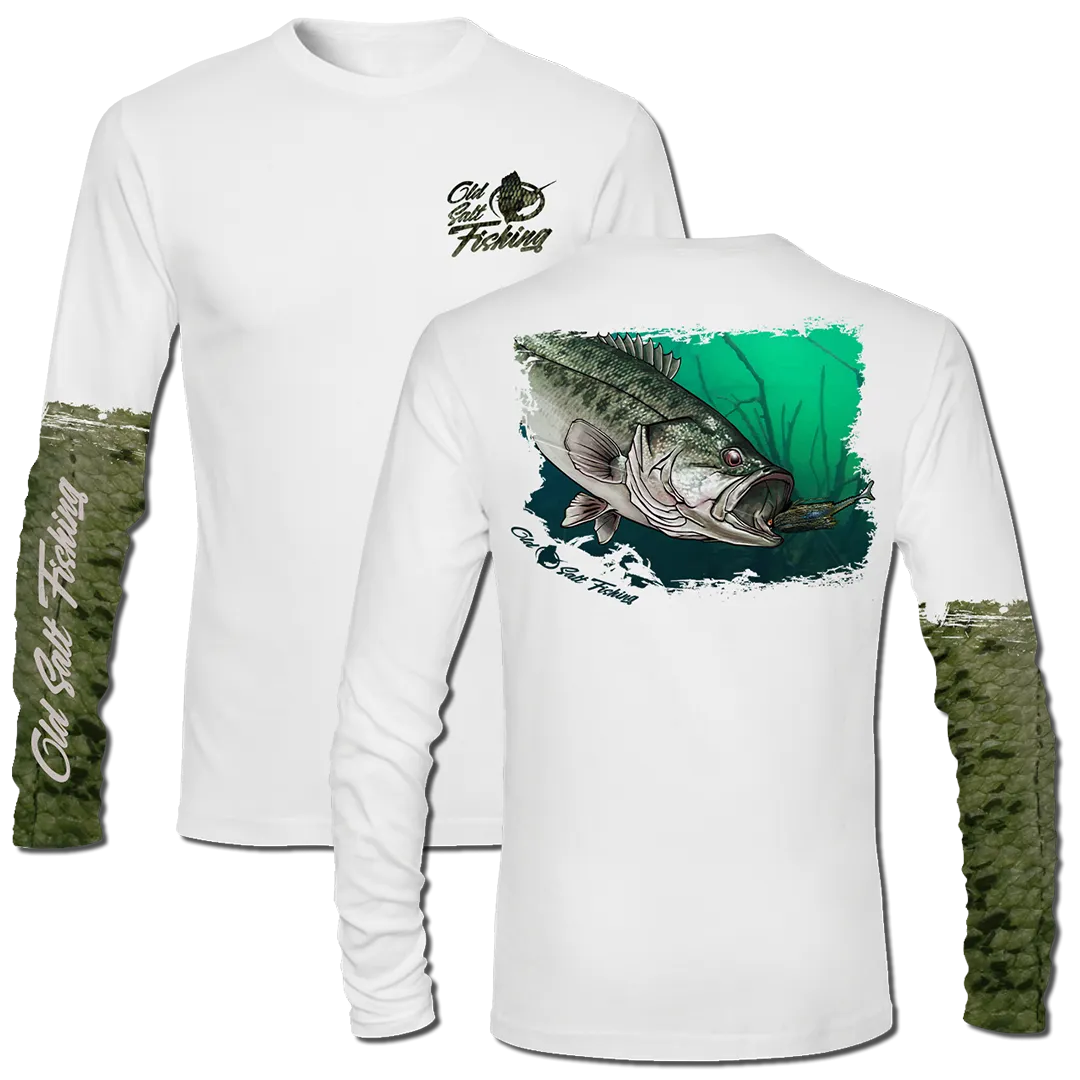 Large Mouth Bass Longsleeve Performance Shirt