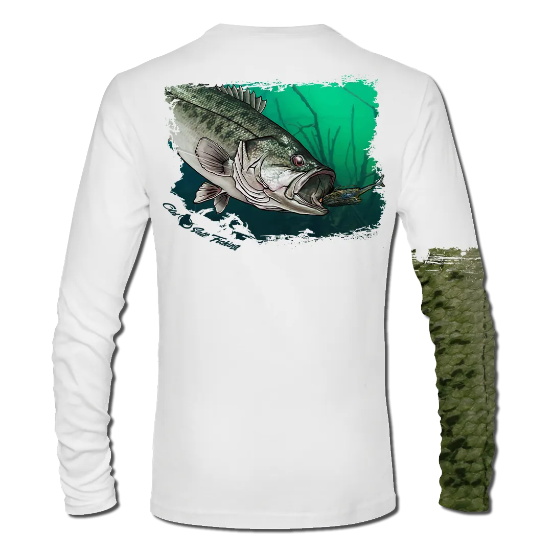 Large Mouth Bass Longsleeve Performance Shirt