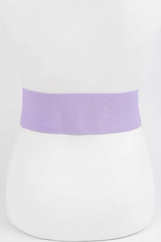 Lavender Oval Buckle Fashion Elastic Belt – Adjustable Fit, Sleek Design with Polyurethane & Metal Composition (Copy)