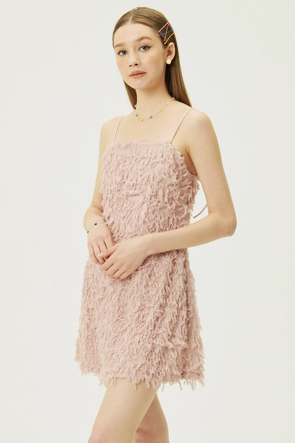 Liane Faux Feather Dress