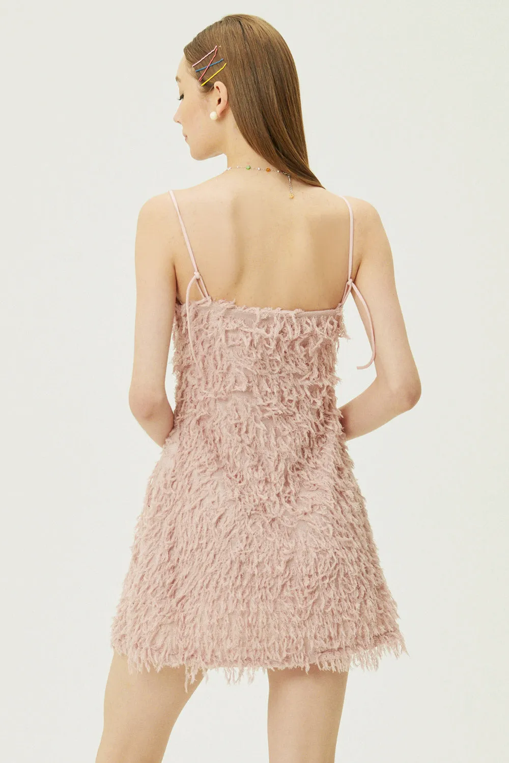 Liane Faux Feather Dress