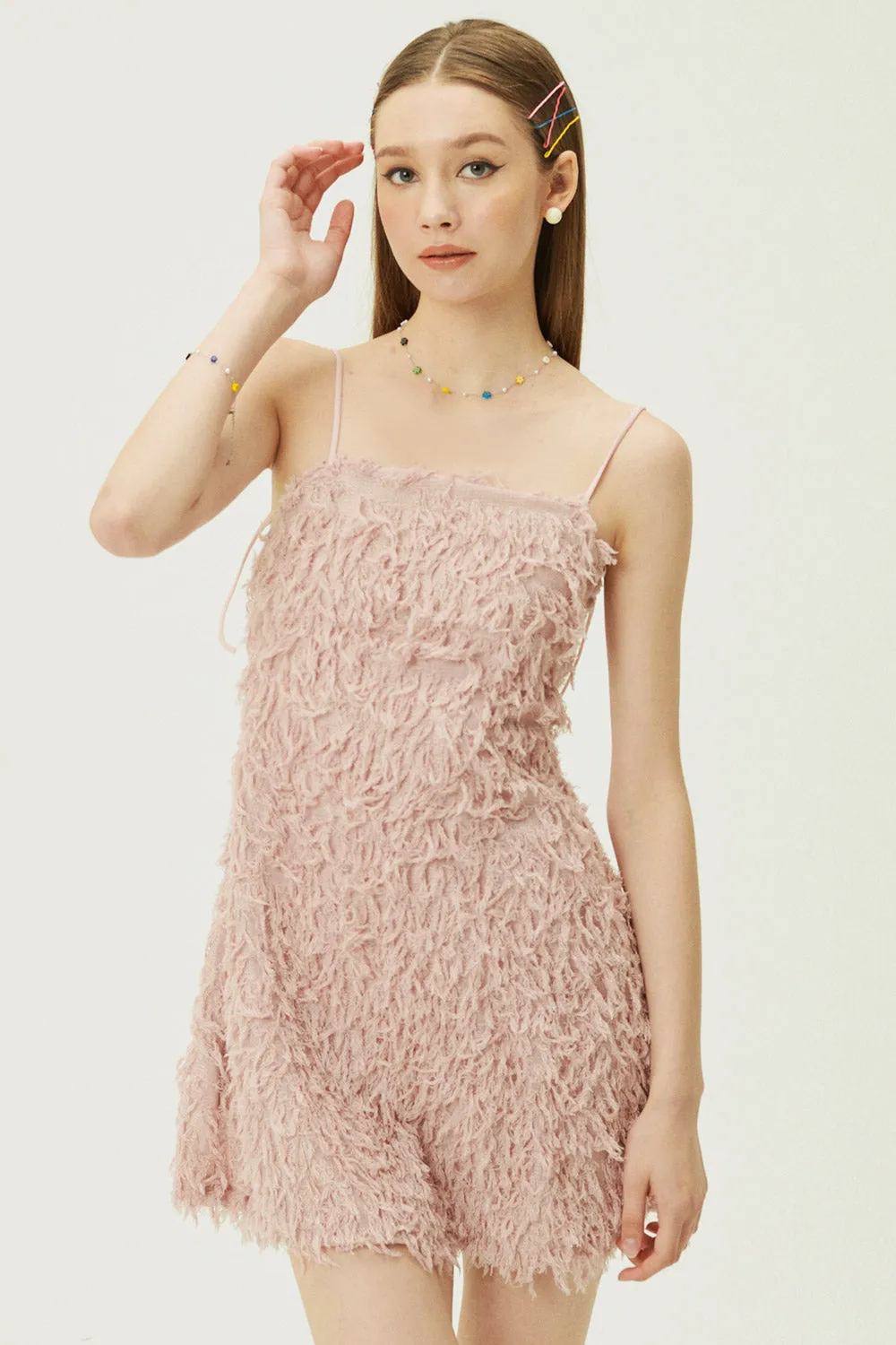 Liane Faux Feather Dress