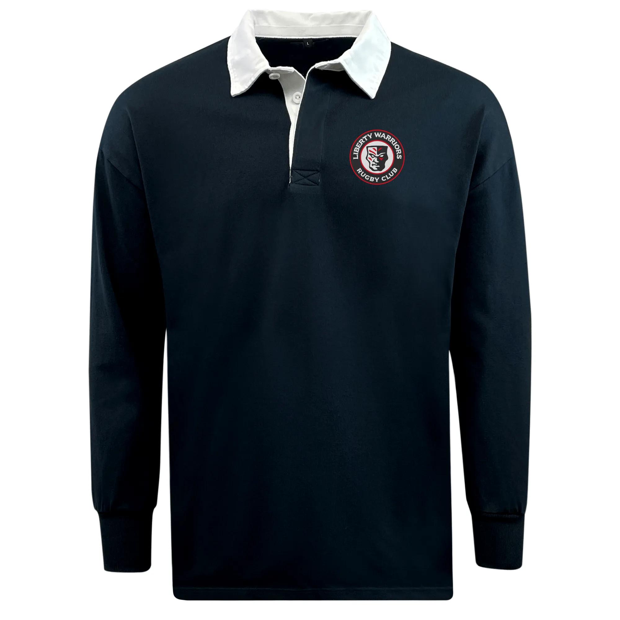 Liberty Lake Warriors Classic Long Sleeve Solid Rugby Jersey