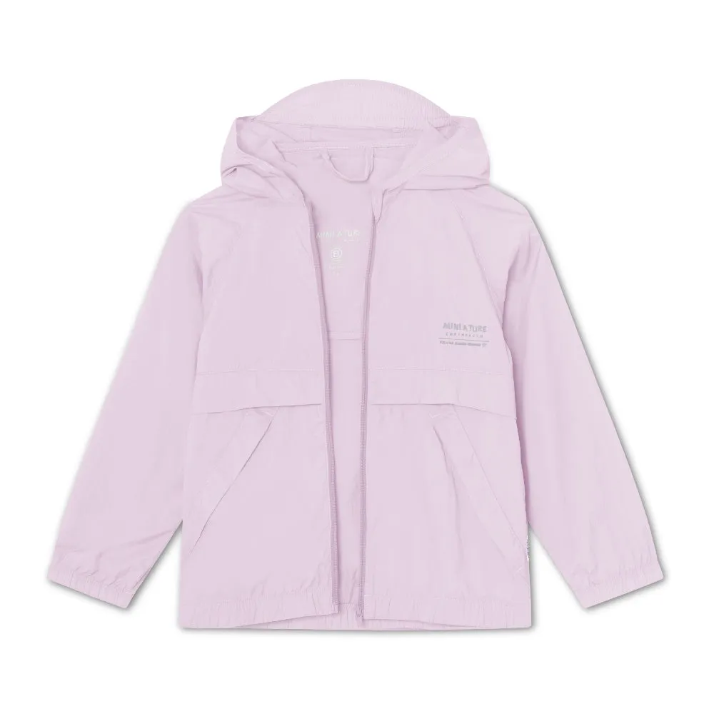 Light Purple Printed Logo Jacket