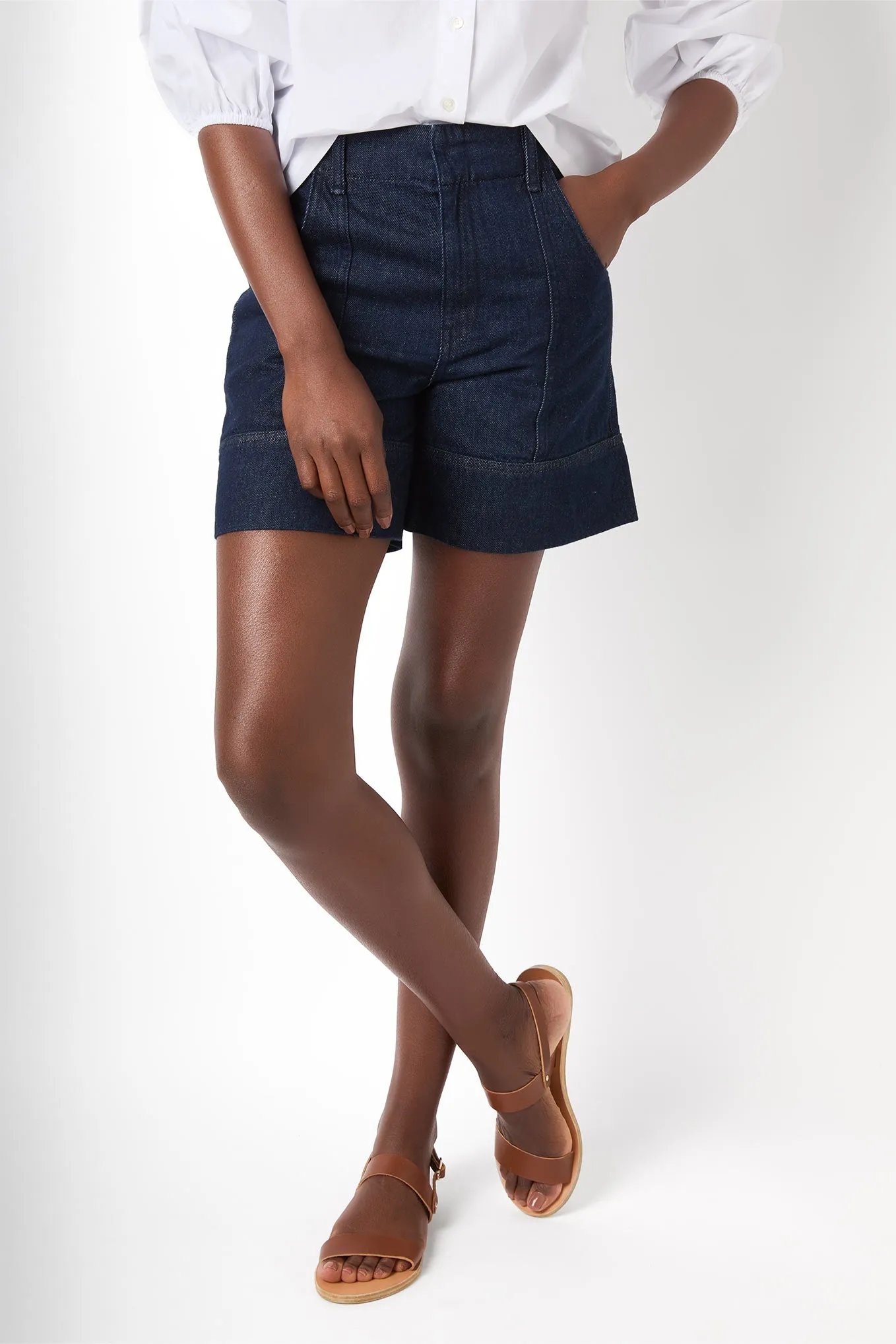 Lillian Denim Short - Rinse Wash