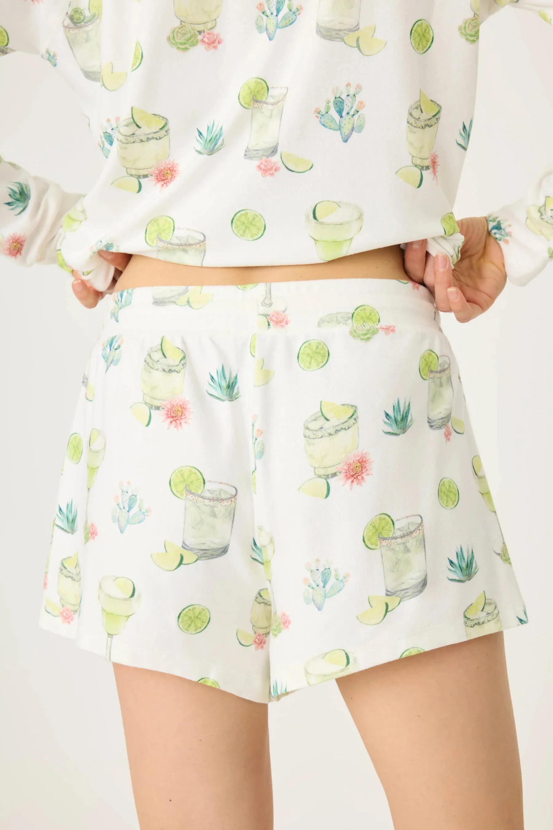 LIME & SUNSHINE PJ SHORTS