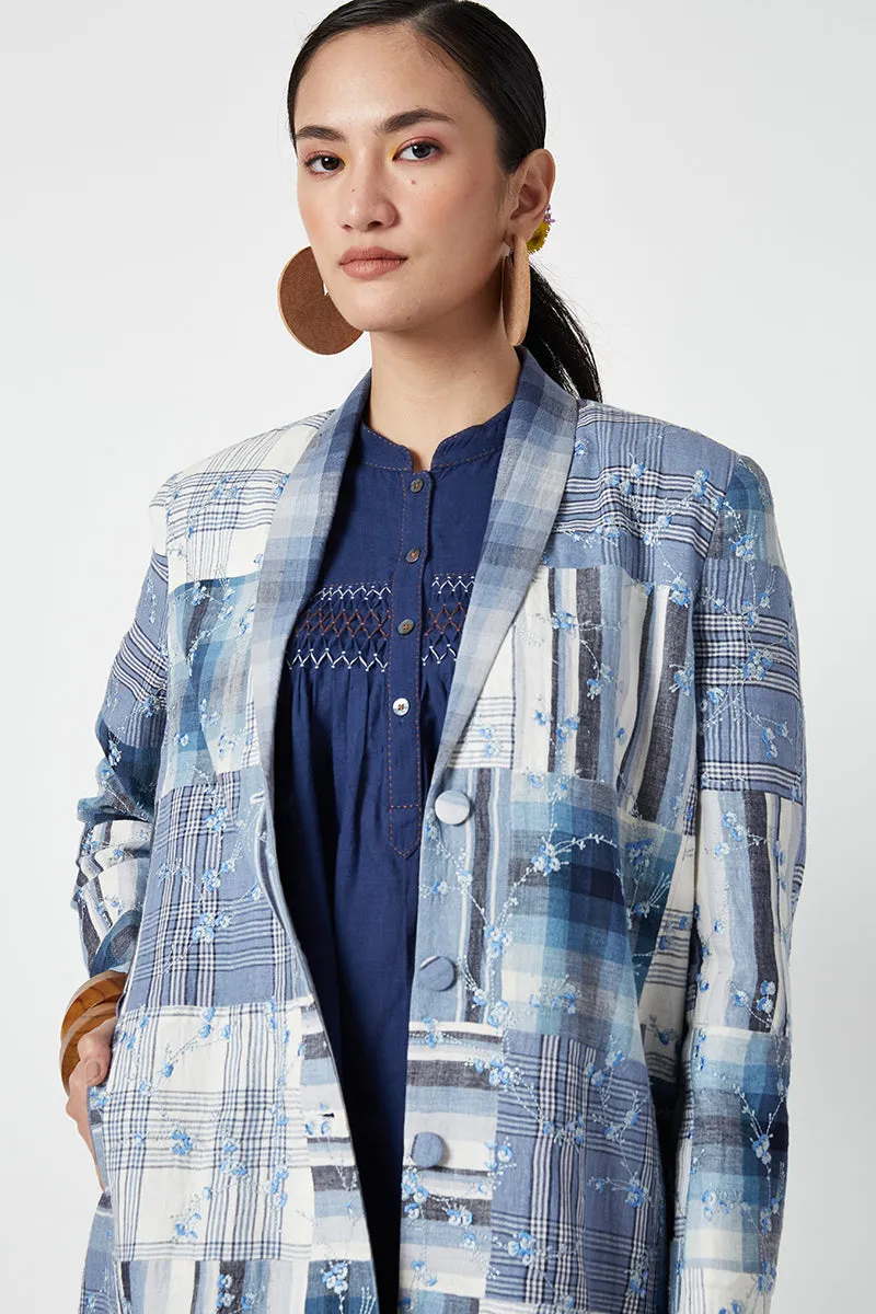 Lobelia Blue Long Jacket