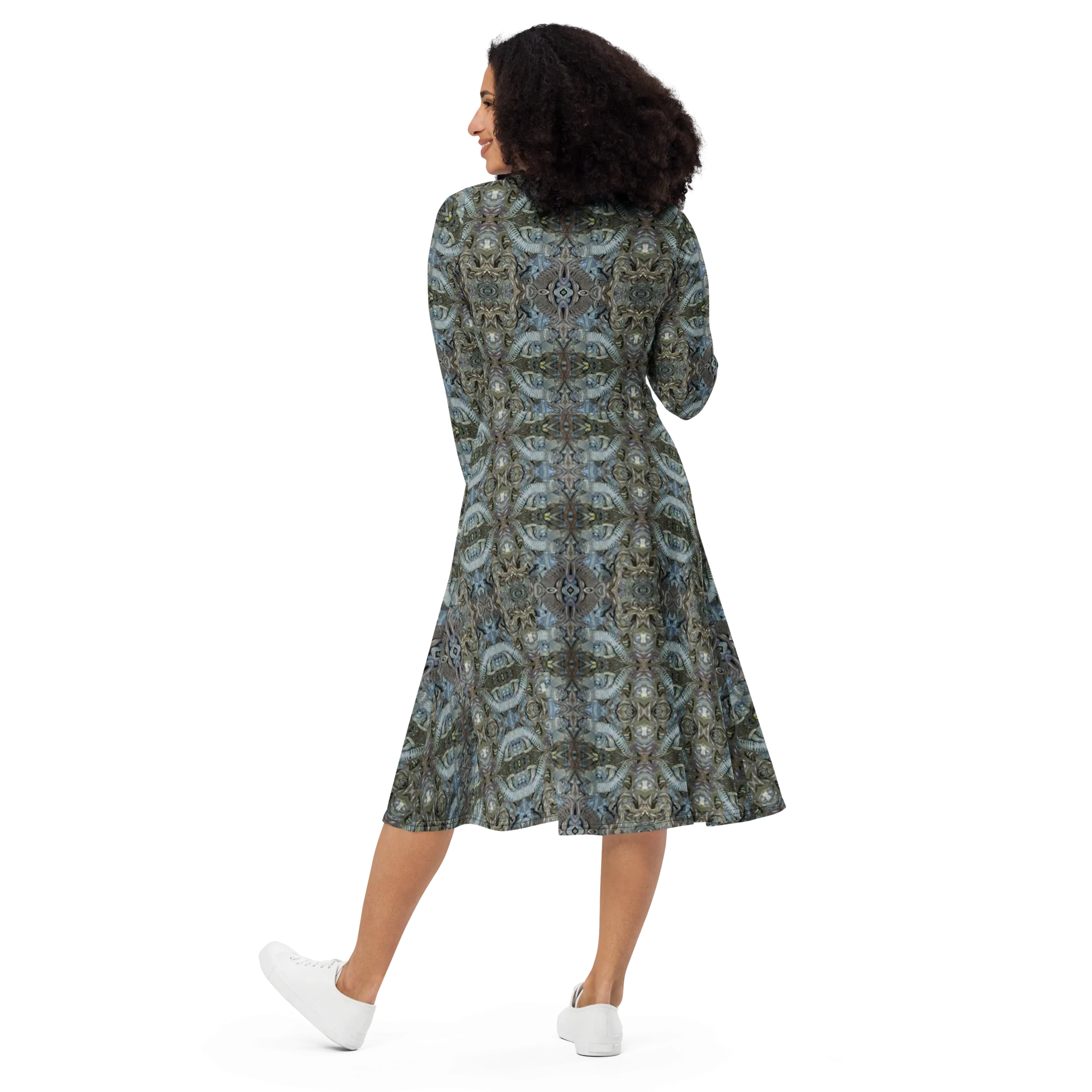 Long Sleeve Midi Dress (Her/Muliebris)(Grail Night Hoard Virtus 8.1) RJSTHS2022 RJS