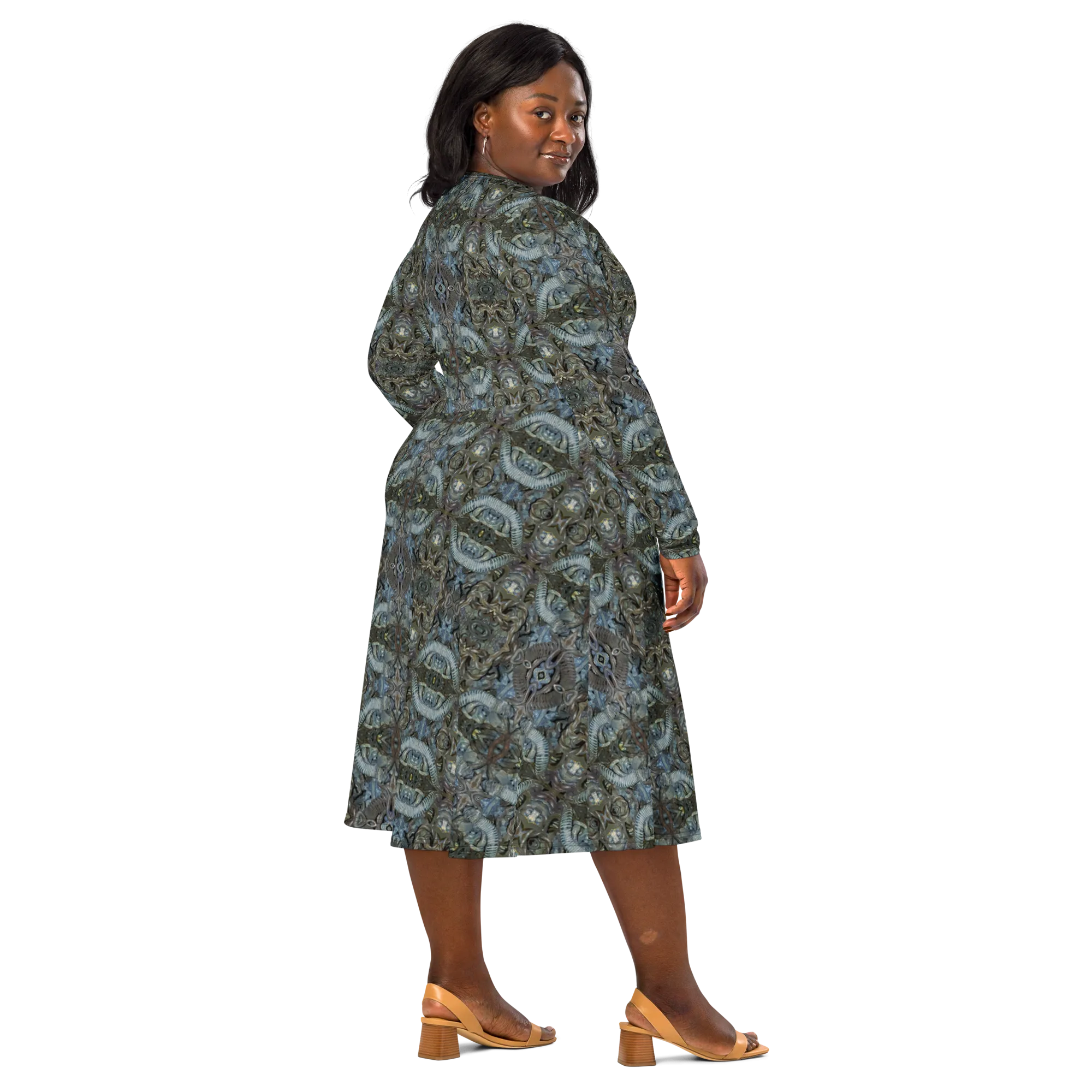 Long Sleeve Midi Dress (Her/Muliebris)(Grail Night Hoard Virtus 8.1) RJSTHS2022 RJS