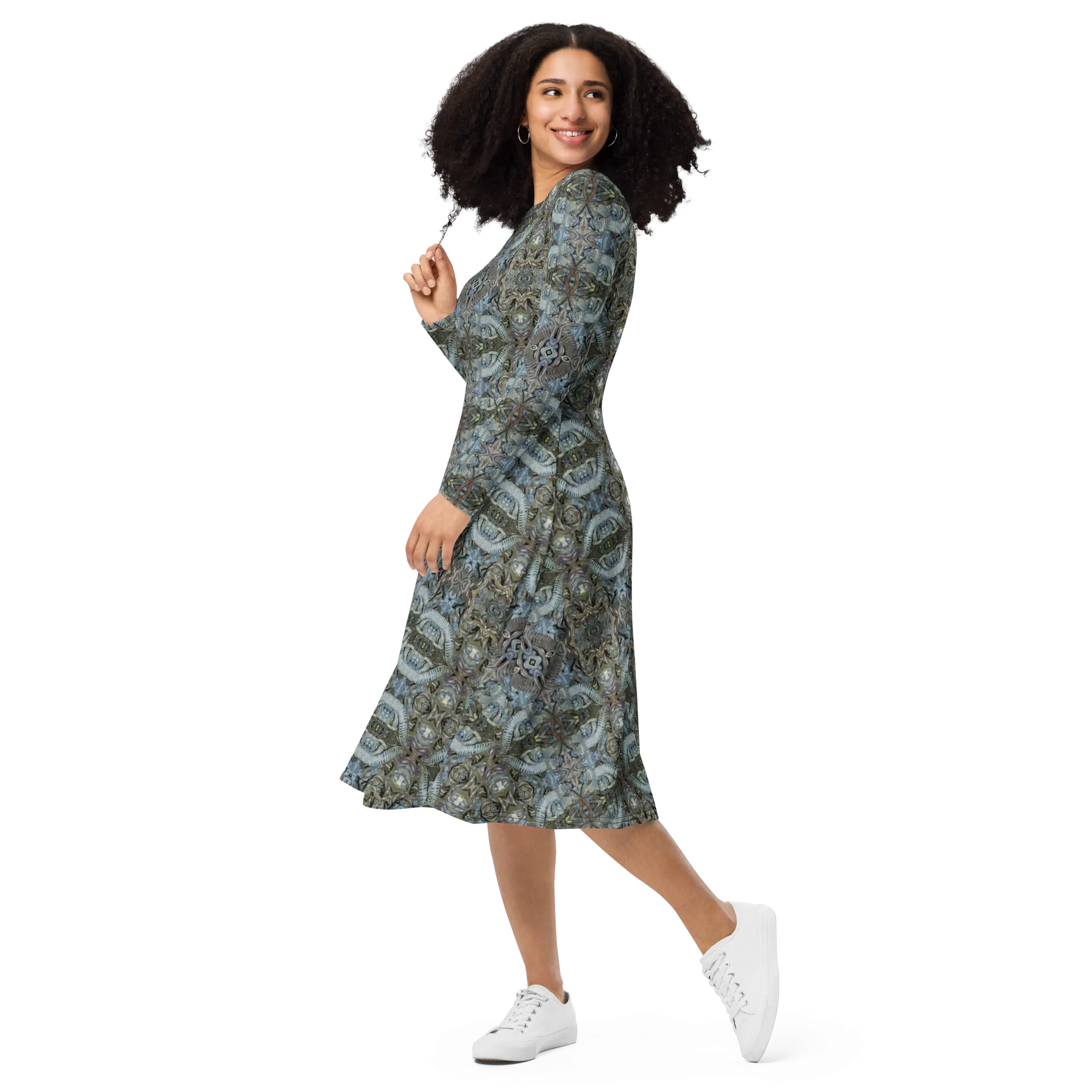 Long Sleeve Midi Dress (Her/Muliebris)(Grail Night Hoard Virtus 8.1) RJSTHS2022 RJS