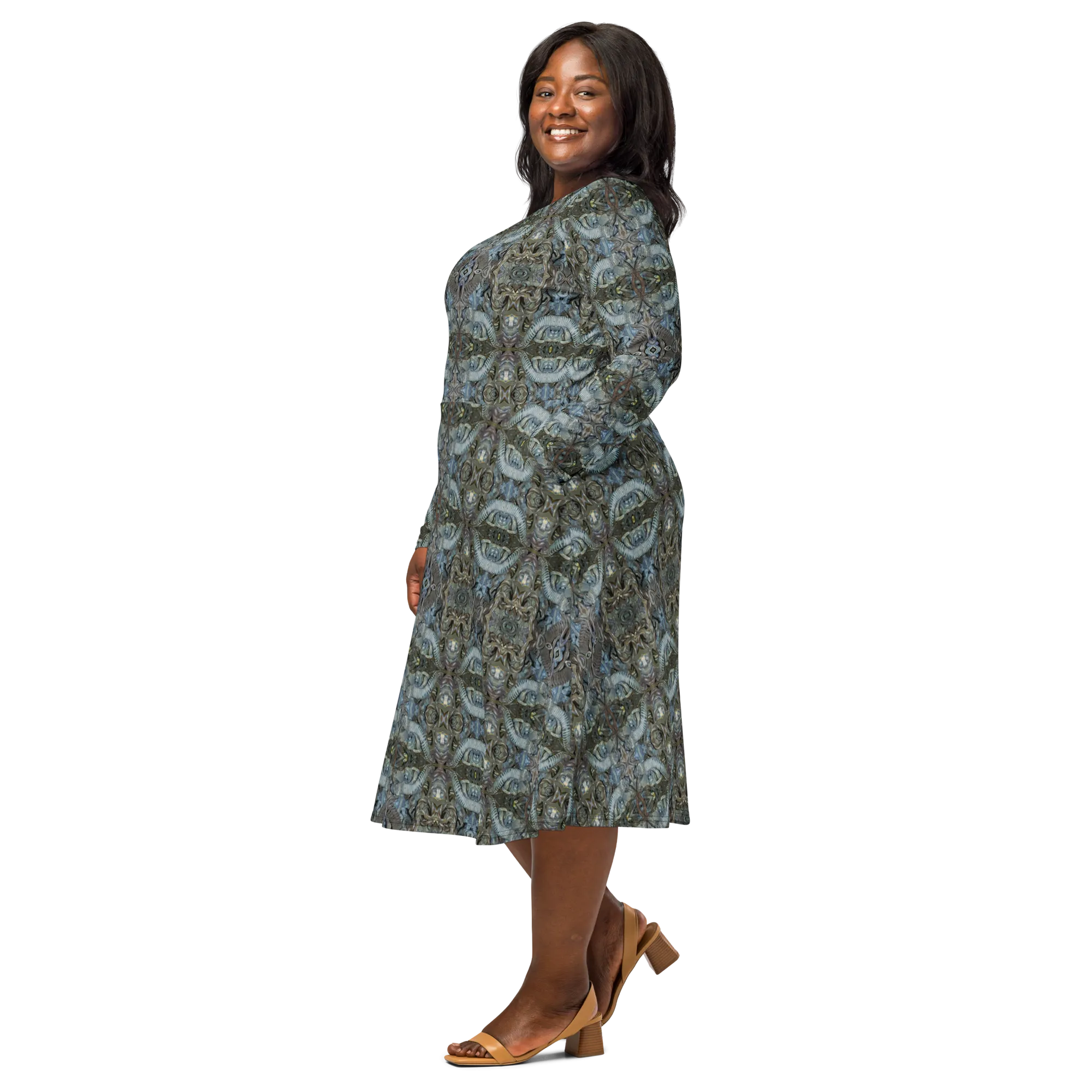 Long Sleeve Midi Dress (Her/Muliebris)(Grail Night Hoard Virtus 8.1) RJSTHS2022 RJS