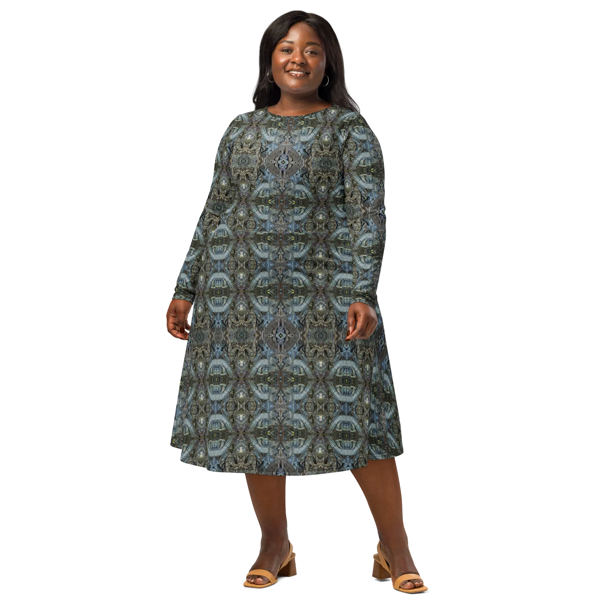 Long Sleeve Midi Dress (Her/Muliebris)(Grail Night Hoard Virtus 8.1) RJSTHS2022 RJS