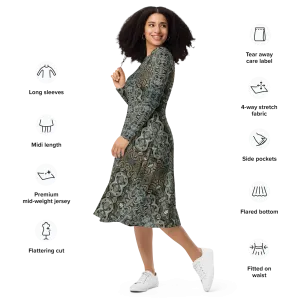 Long Sleeve Midi Dress (Her/Muliebris)(Grail Night Hoard Virtus 8.10) RJSTHS2022 RJS