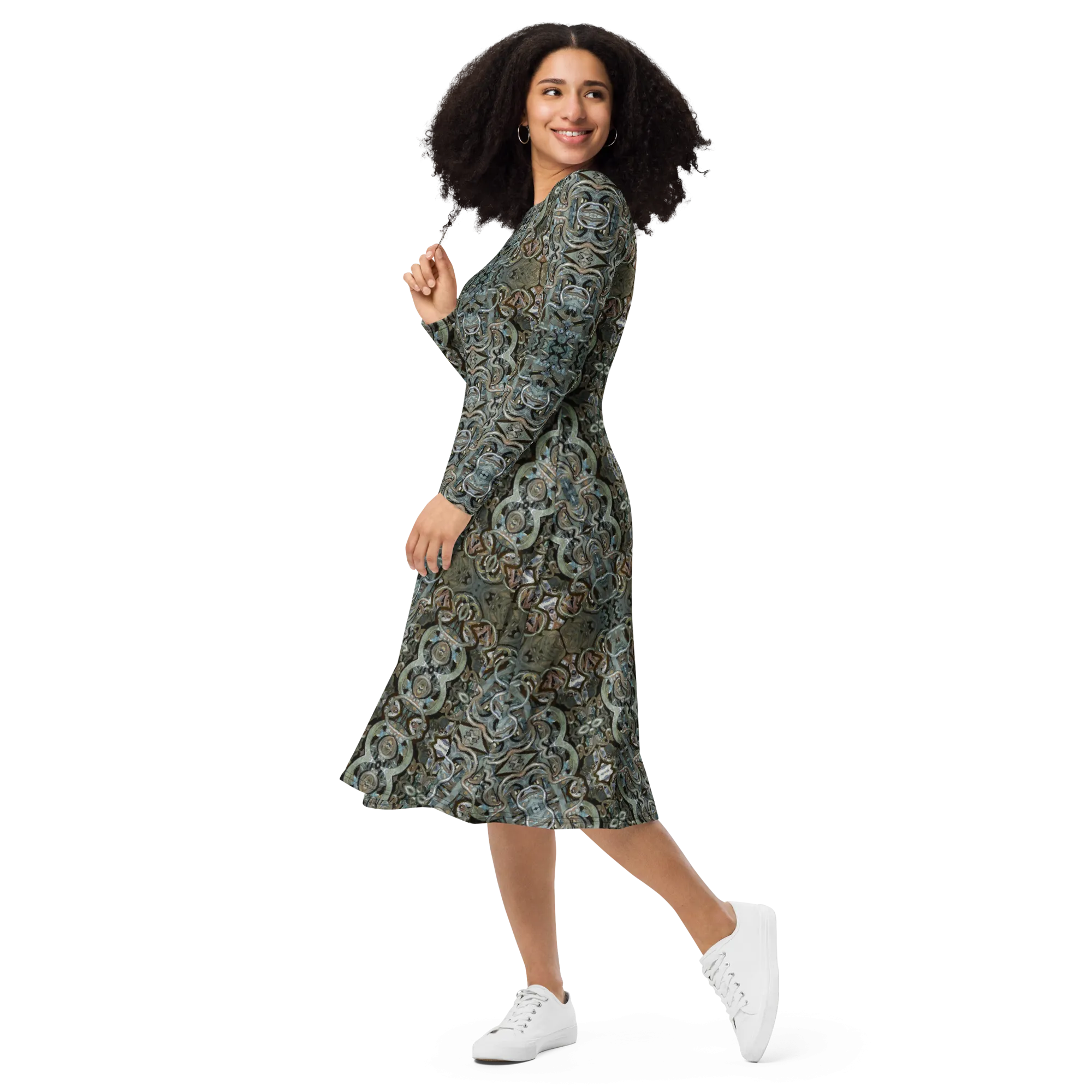 Long Sleeve Midi Dress (Her/Muliebris)(Grail Night Hoard Virtus 8.10) RJSTHS2022 RJS