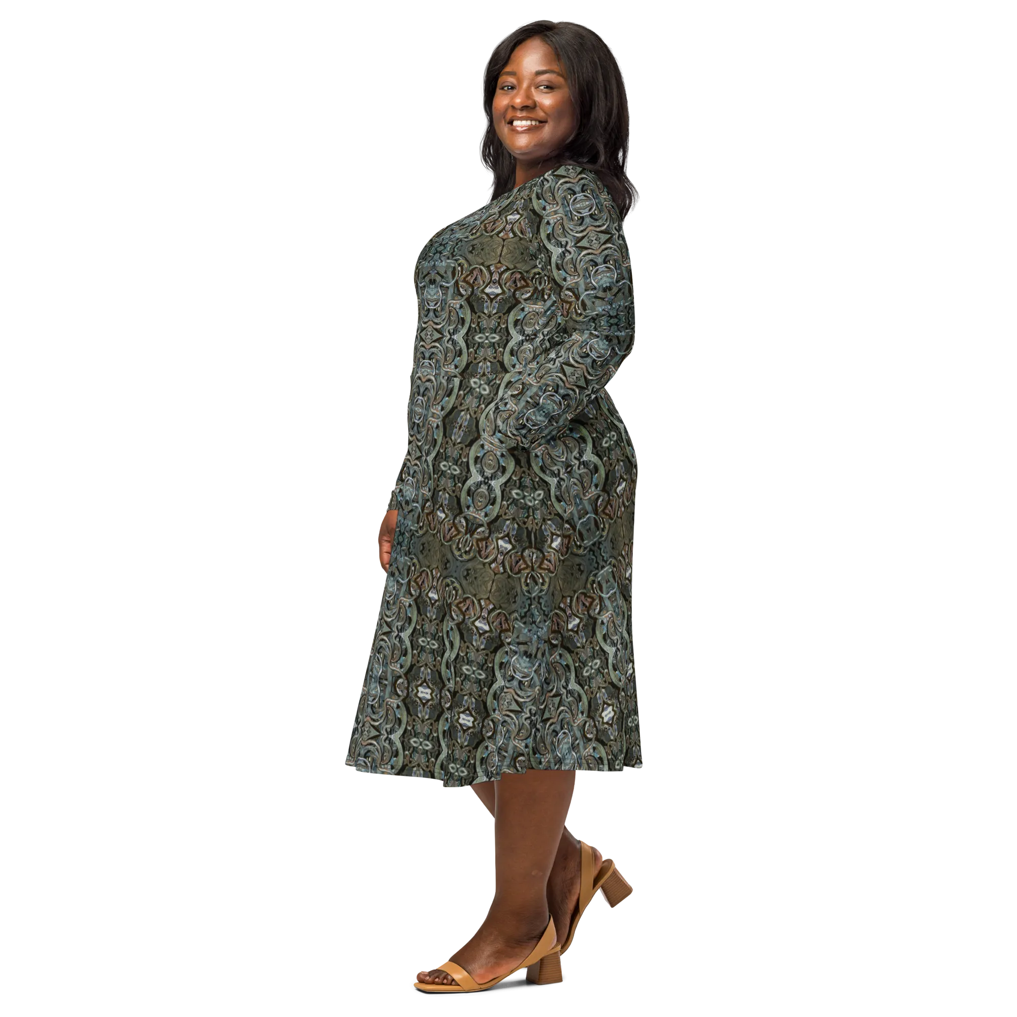 Long Sleeve Midi Dress (Her/Muliebris)(Grail Night Hoard Virtus 8.10) RJSTHS2022 RJS