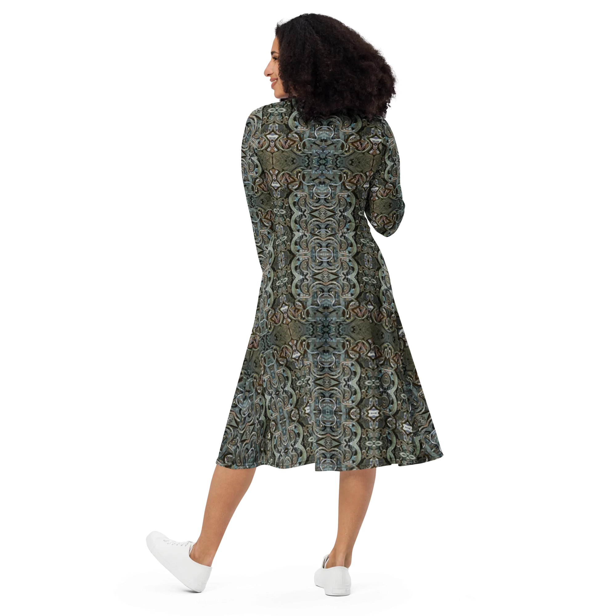 Long Sleeve Midi Dress (Her/Muliebris)(Grail Night Hoard Virtus 8.10) RJSTHS2022 RJS