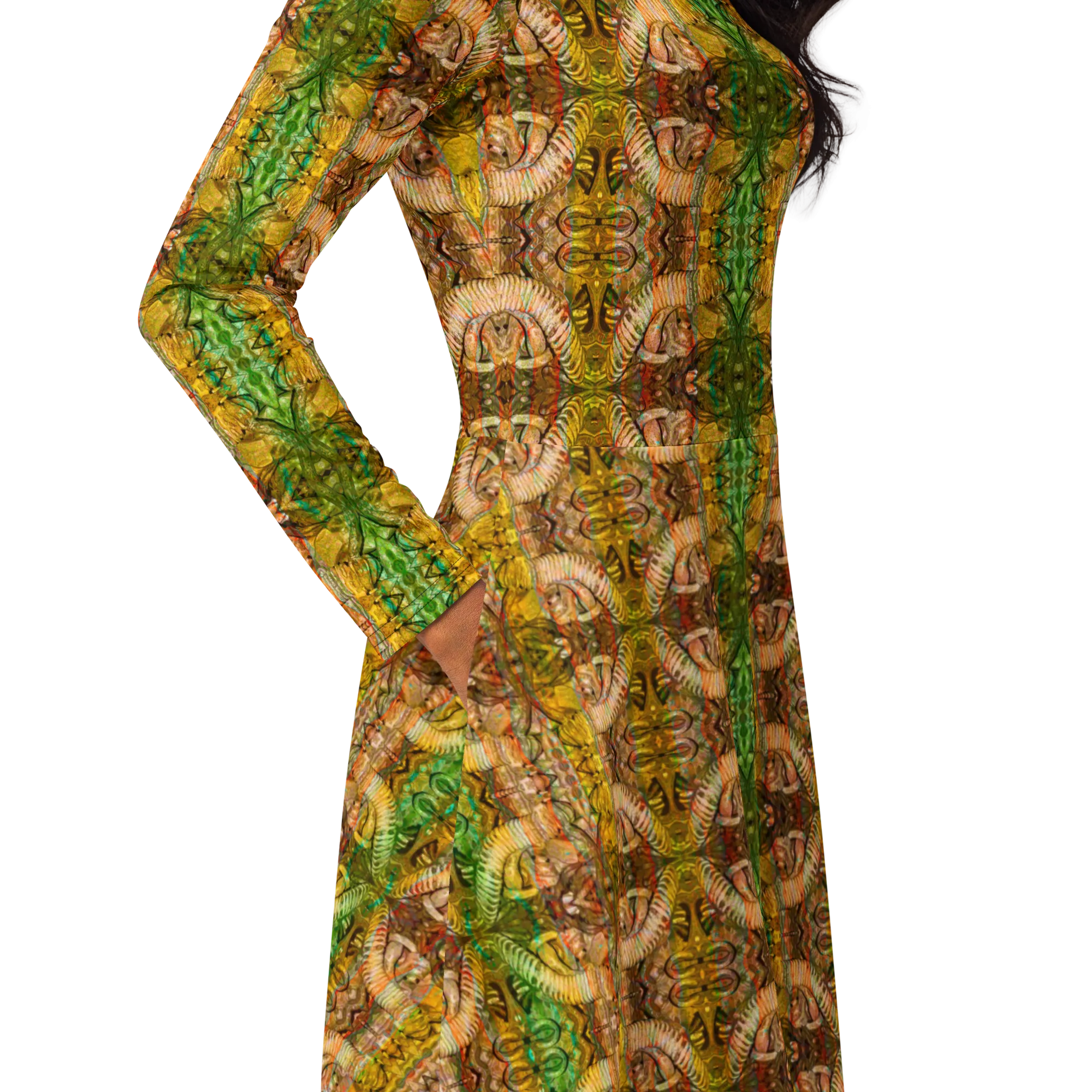 Long Sleeve Midi Dress (Her/Muliebris)(Pure Candy RJSTH@Alchemic) RJSTHS2022 RJS