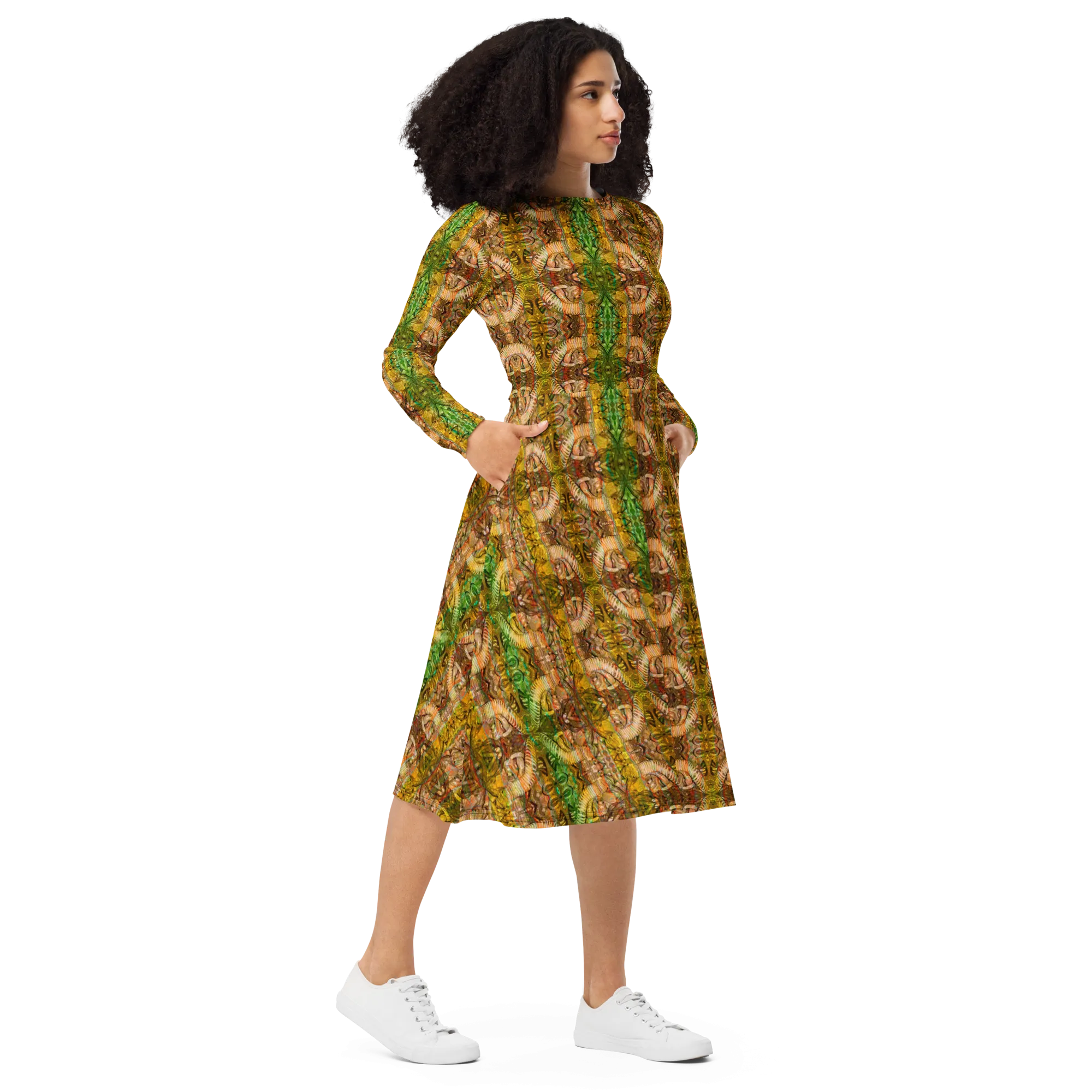 Long Sleeve Midi Dress (Her/Muliebris)(Pure Candy RJSTH@Alchemic) RJSTHS2022 RJS