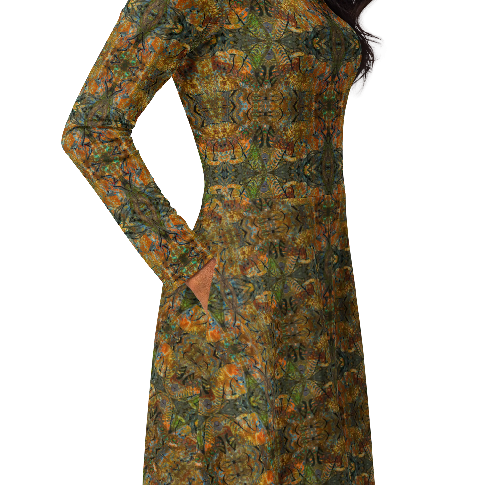 Long Sleeve Midi Dress (Her/Muliebris)(Pure Candy RJSTH@Alchemic) RJSTHS2022 RJS