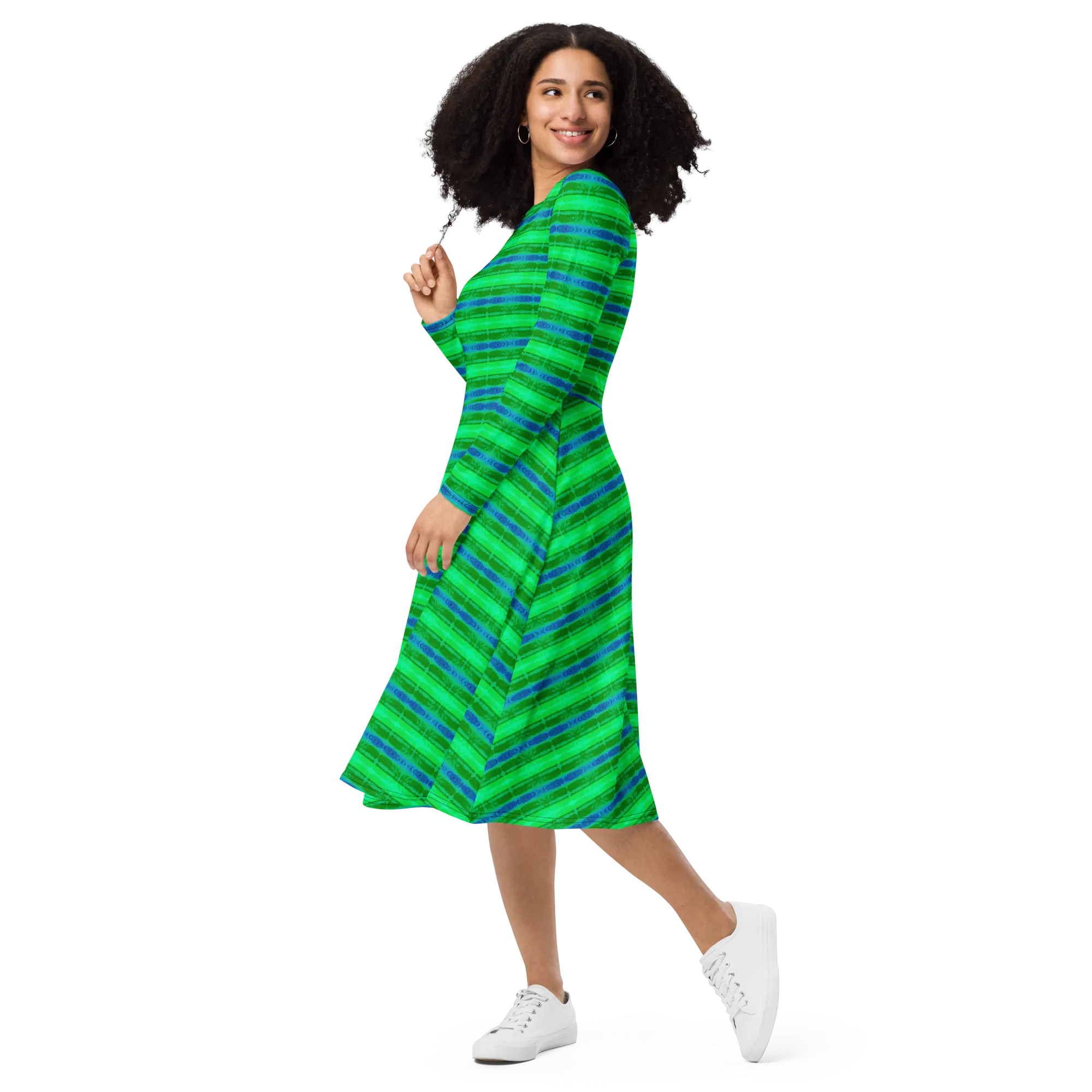 Long Sleeve Midi Dress (Her/Muliebris)(Rind#10 Rind Link) RJSTH@Fabric#10 RJTHS2022 RJS