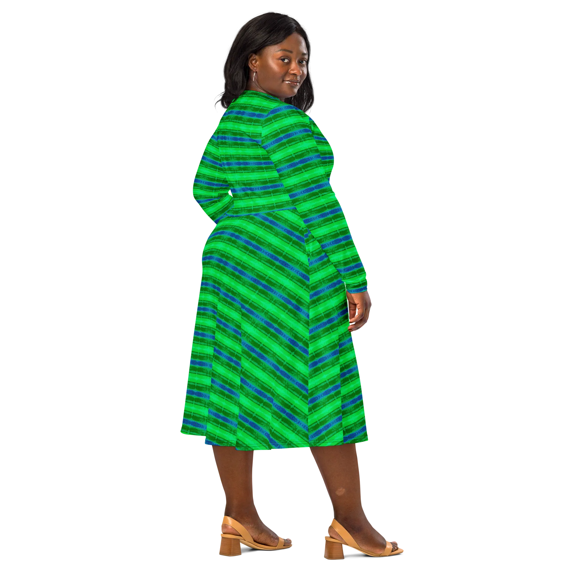 Long Sleeve Midi Dress (Her/Muliebris)(Rind#10 Rind Link) RJSTH@Fabric#10 RJTHS2022 RJS