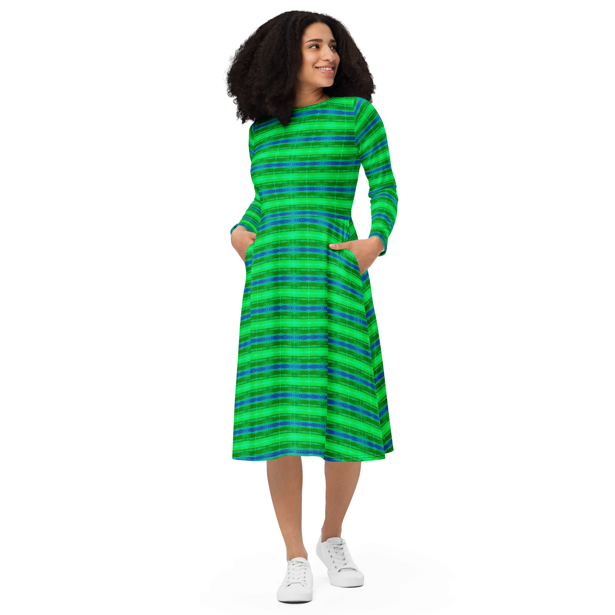 Long Sleeve Midi Dress (Her/Muliebris)(Rind#10 Rind Link) RJSTH@Fabric#10 RJTHS2022 RJS