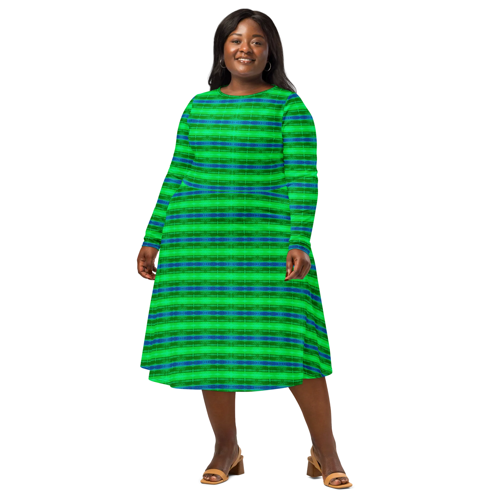 Long Sleeve Midi Dress (Her/Muliebris)(Rind#10 Rind Link) RJSTH@Fabric#10 RJTHS2022 RJS