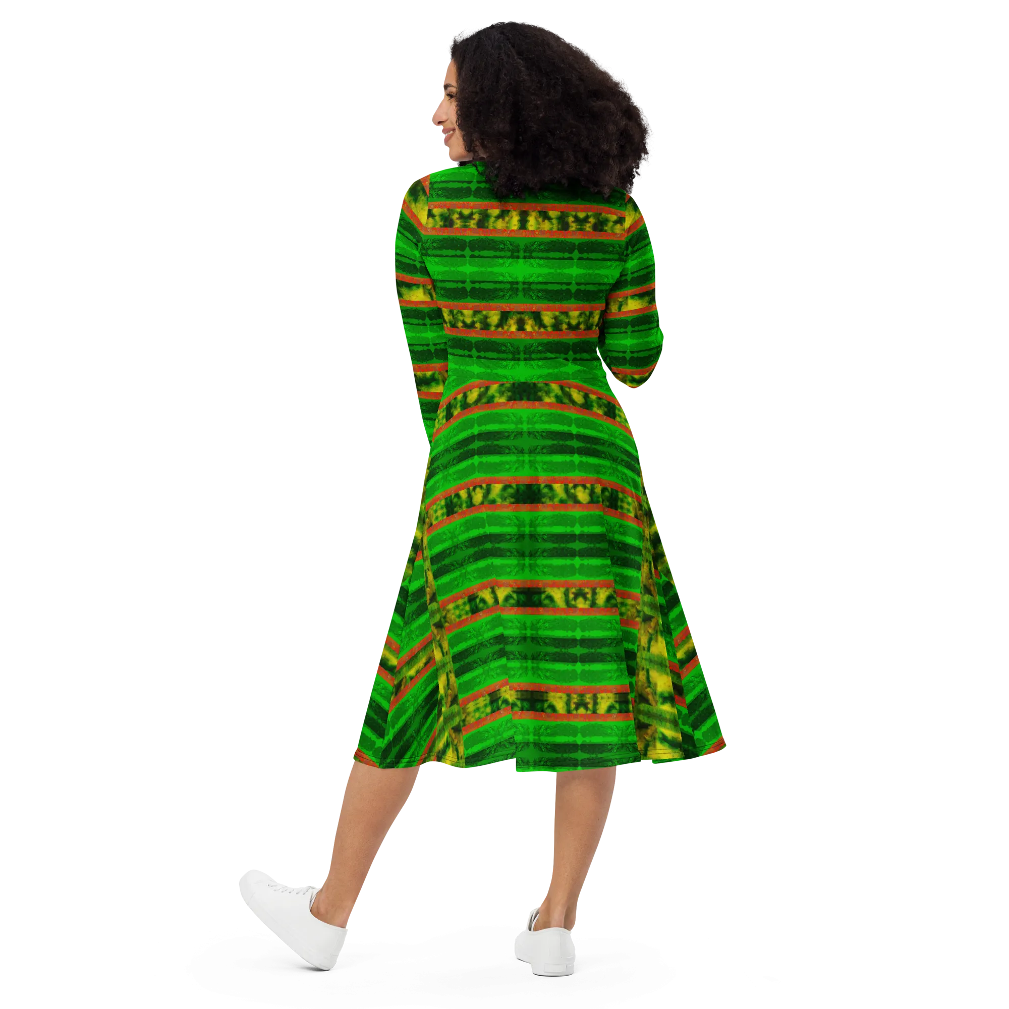 Long Sleeve Midi Dress (Her/Muliebris)(Rind#3 Rind Link) RJSTH@Fabric#3 RJSTHS2022 RJS