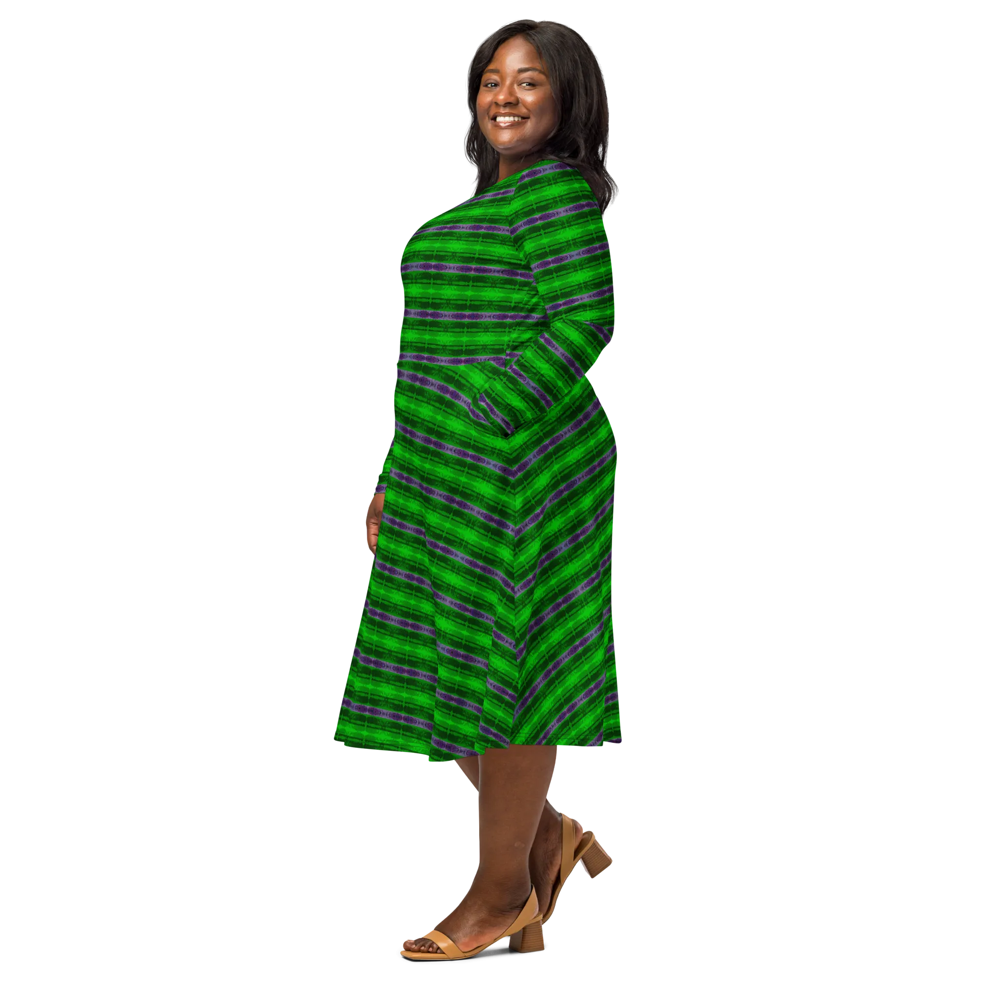 Long Sleeve Midi Dress (Her/Muliebris)(Rind#5 Rind Link) RJSTH@Fabric#5 RJTHS2022 RJS