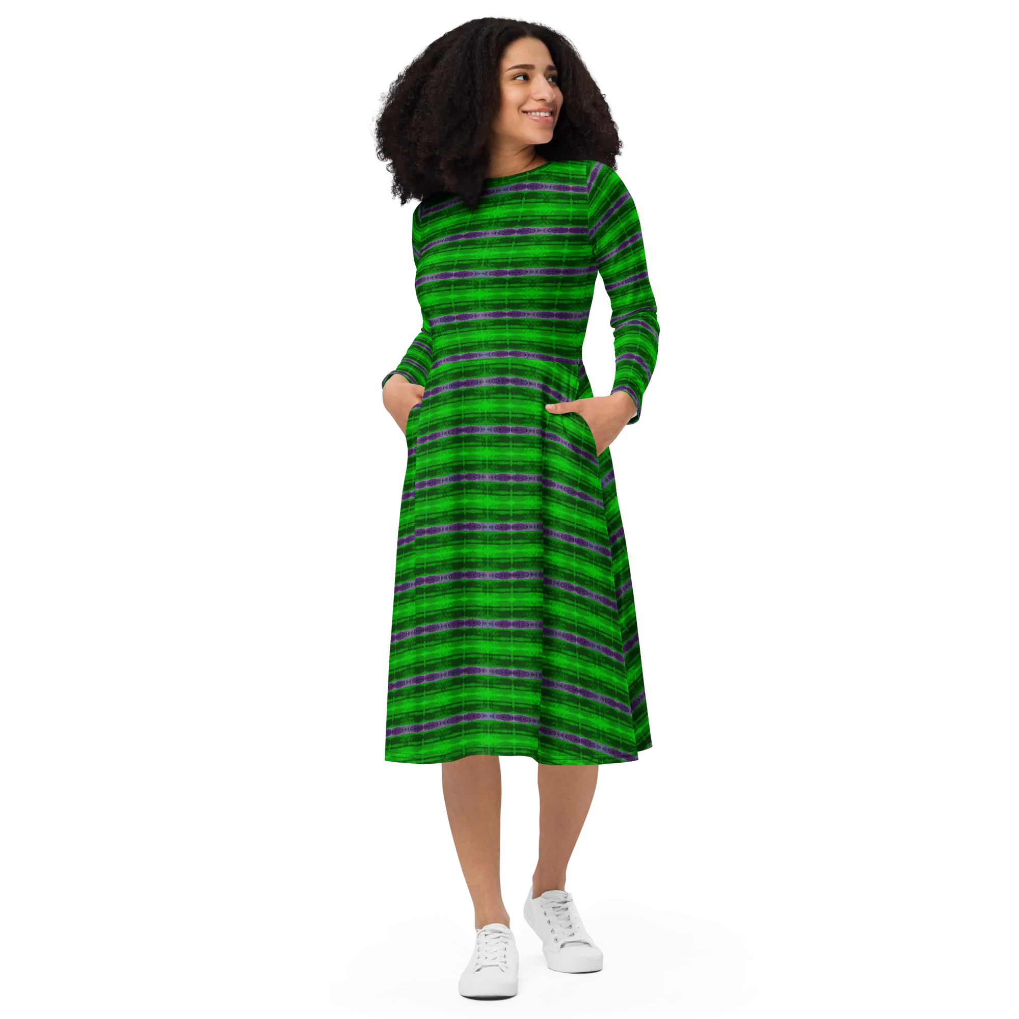 Long Sleeve Midi Dress (Her/Muliebris)(Rind#5 Rind Link) RJSTH@Fabric#5 RJTHS2022 RJS