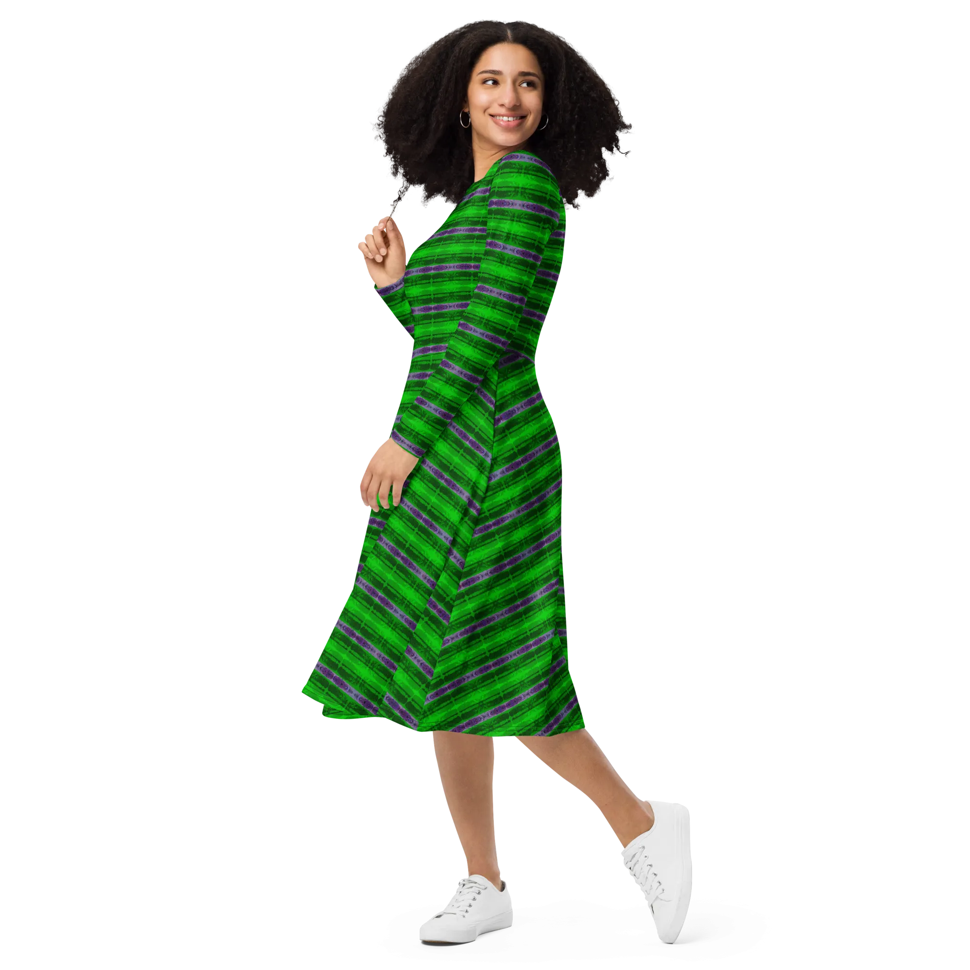 Long Sleeve Midi Dress (Her/Muliebris)(Rind#5 Rind Link) RJSTH@Fabric#5 RJTHS2022 RJS